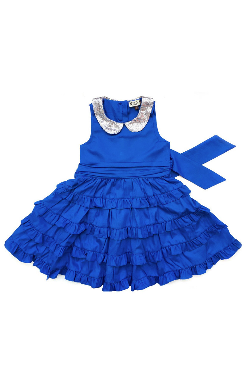 Sophie Catalou Girls Birthday Party or Holiday Toddler & Kids Royal Betsy Dress 2-10y