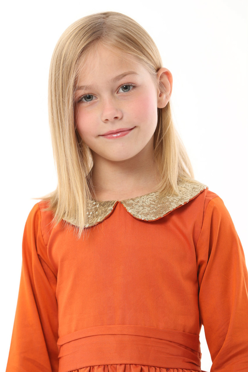 sophie-catalou-girls-infant-toddler-kids-orange-tatiana-dress-2y