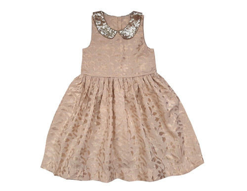 Sophie Catalou Girls Toddler & Kids Gold Venus Dress 4-8y