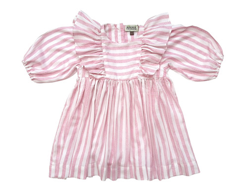 SOPHIE CATALOU PINK STRIPE WANDA DRESS - Sophie Catalou