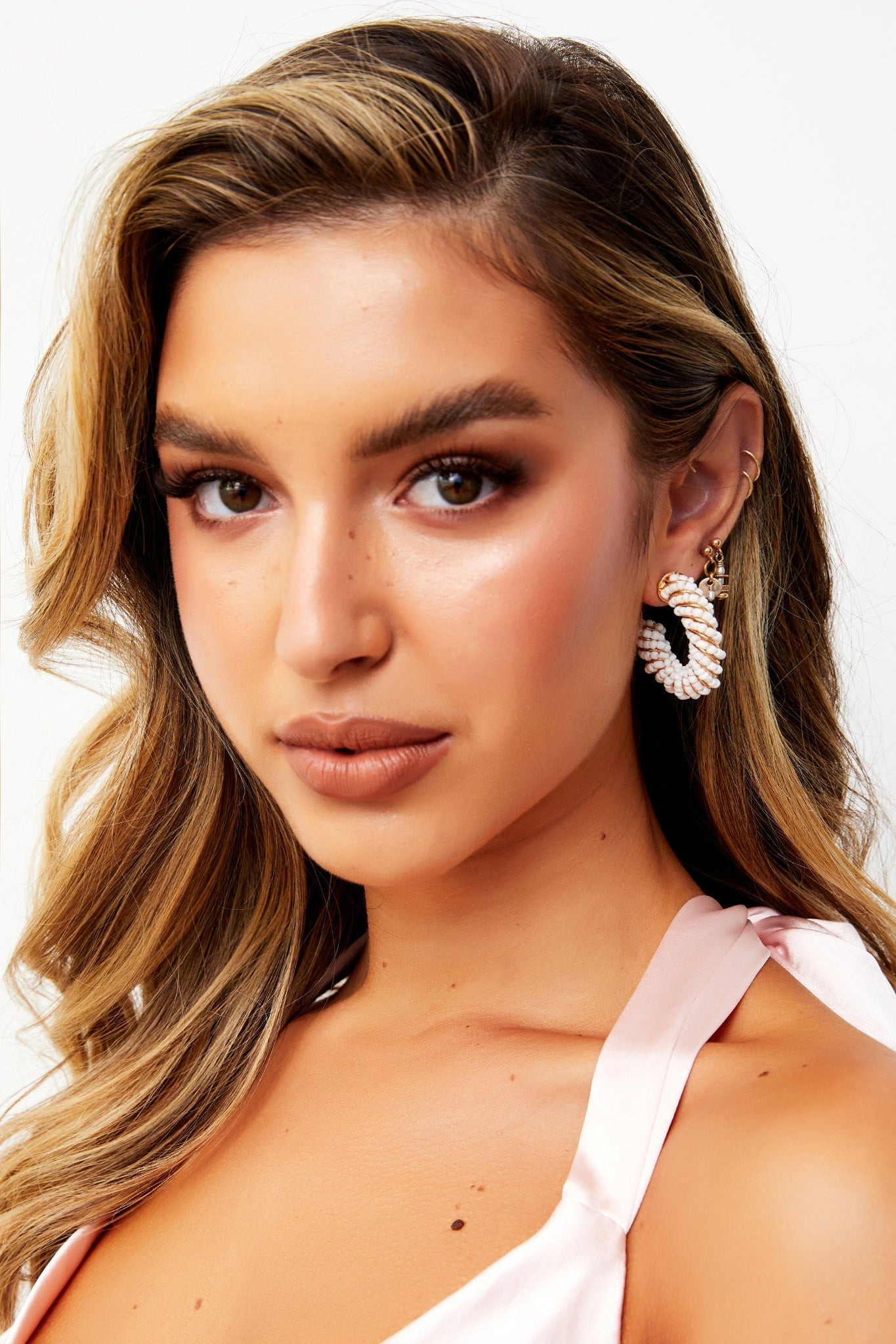 Make Believe Earrings - White Gold | Sage and Paige AUS.