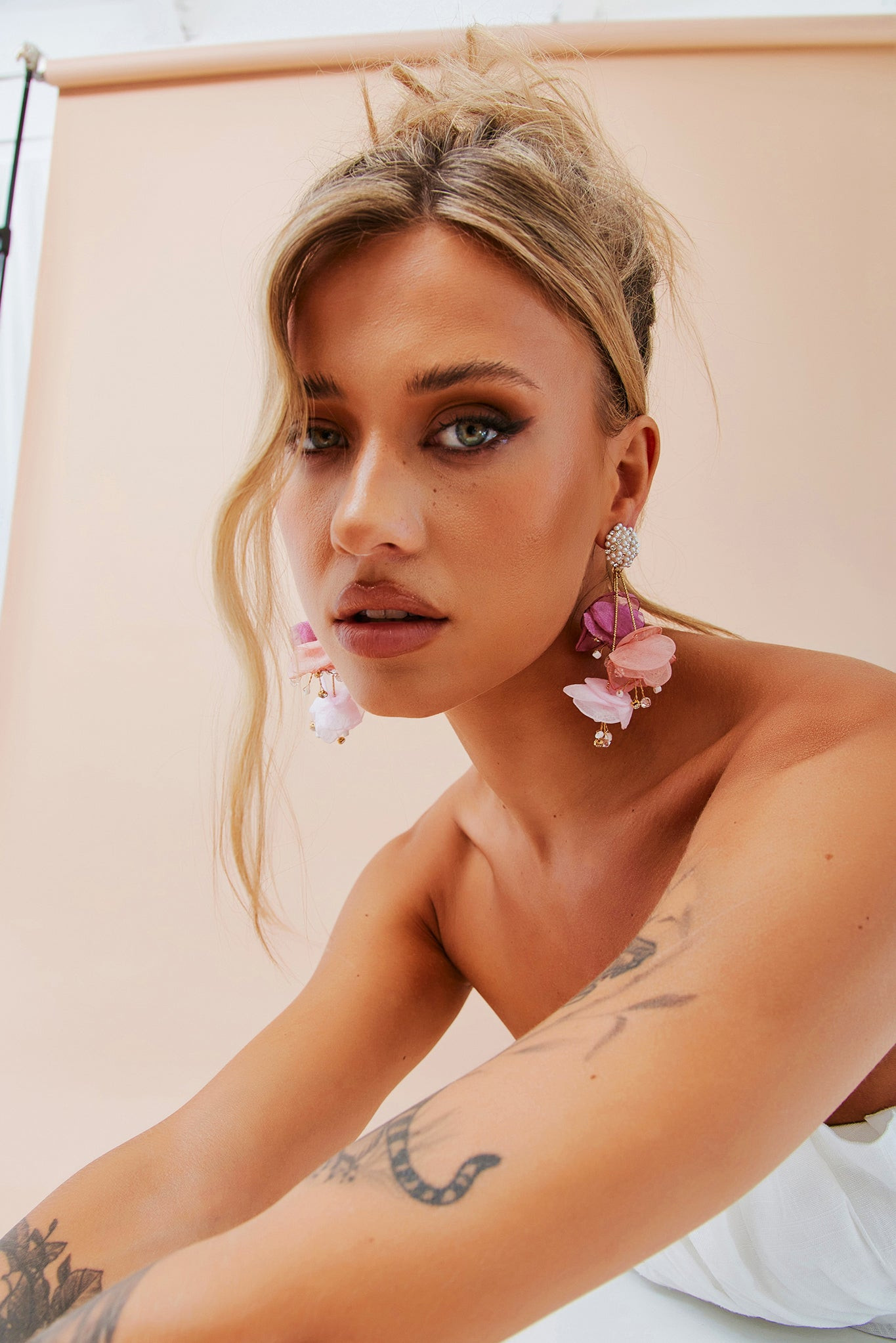 Glitz And Glam Earrings - Pink | Sage and Paige AUS.