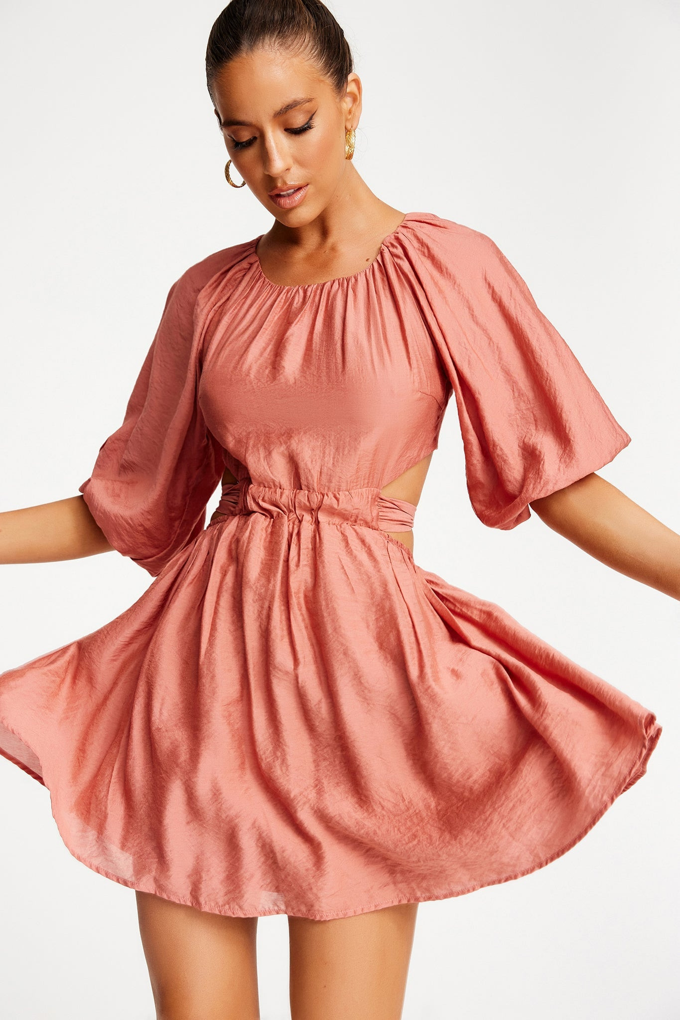 Waiting On You Mini Dress - Rose | Sage and Paige AUS.