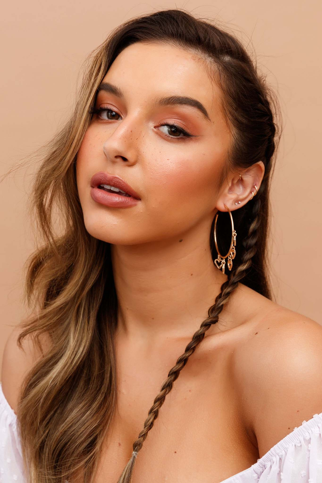 Tallulah Sparkle Hoop Earrings | Sage and Paige AUS.
