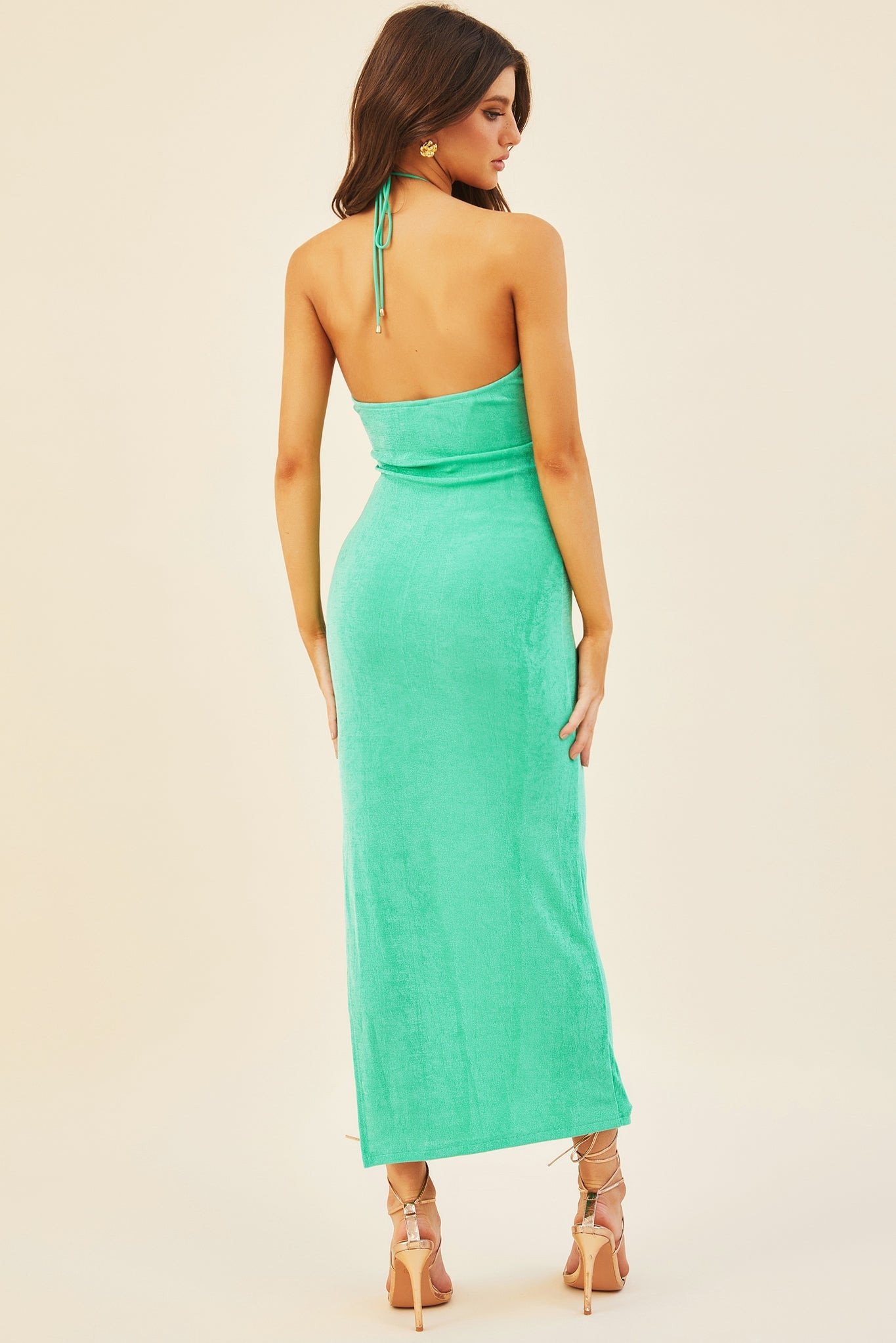 Right Now Midi Dress - Emerald | Sage and Paige AUS.
