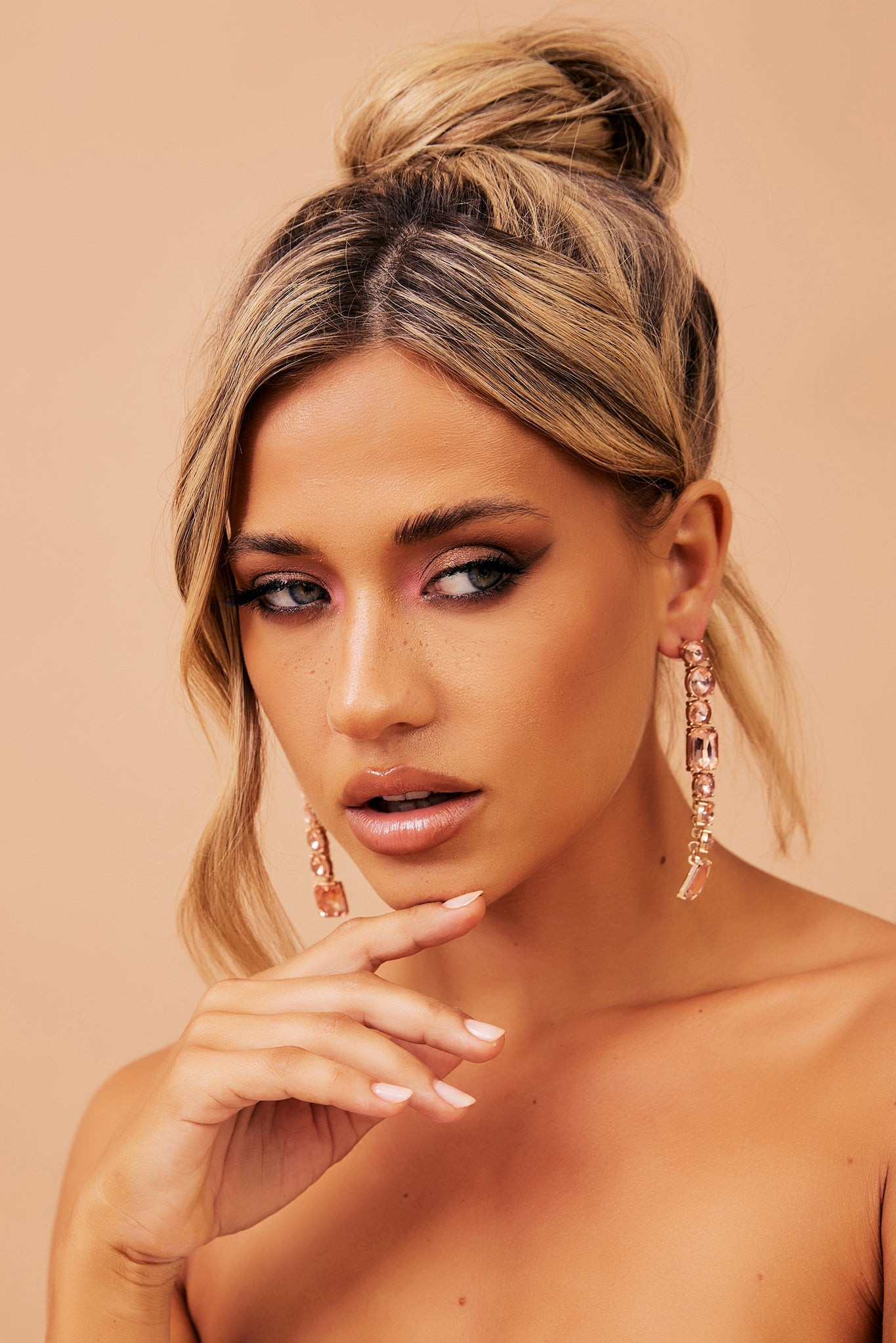Heat Wave Earrings - Pink | Sage and Paige AUS.