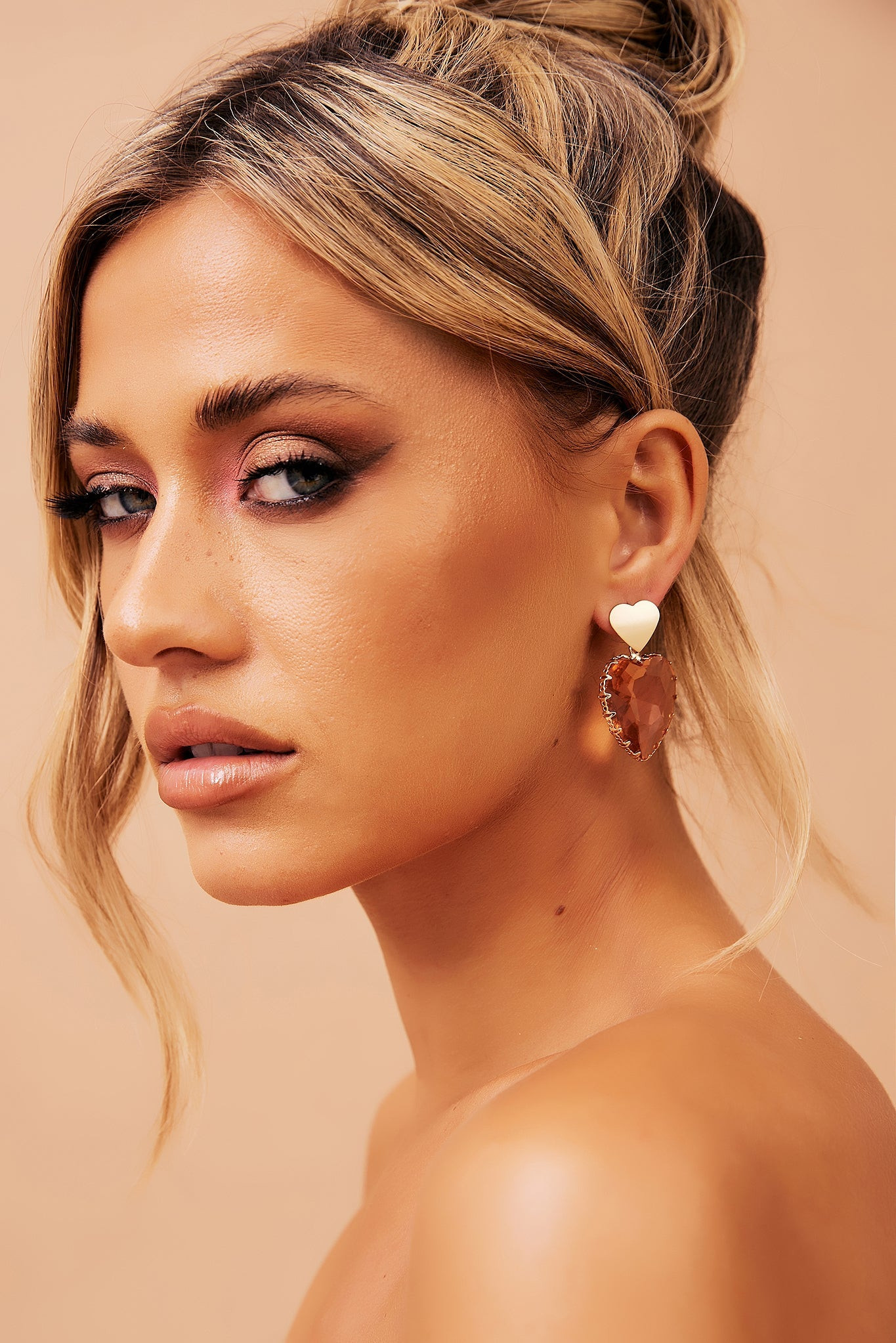 Disco Sole Earrings - Rose Gold | Sage and Paige AUS.