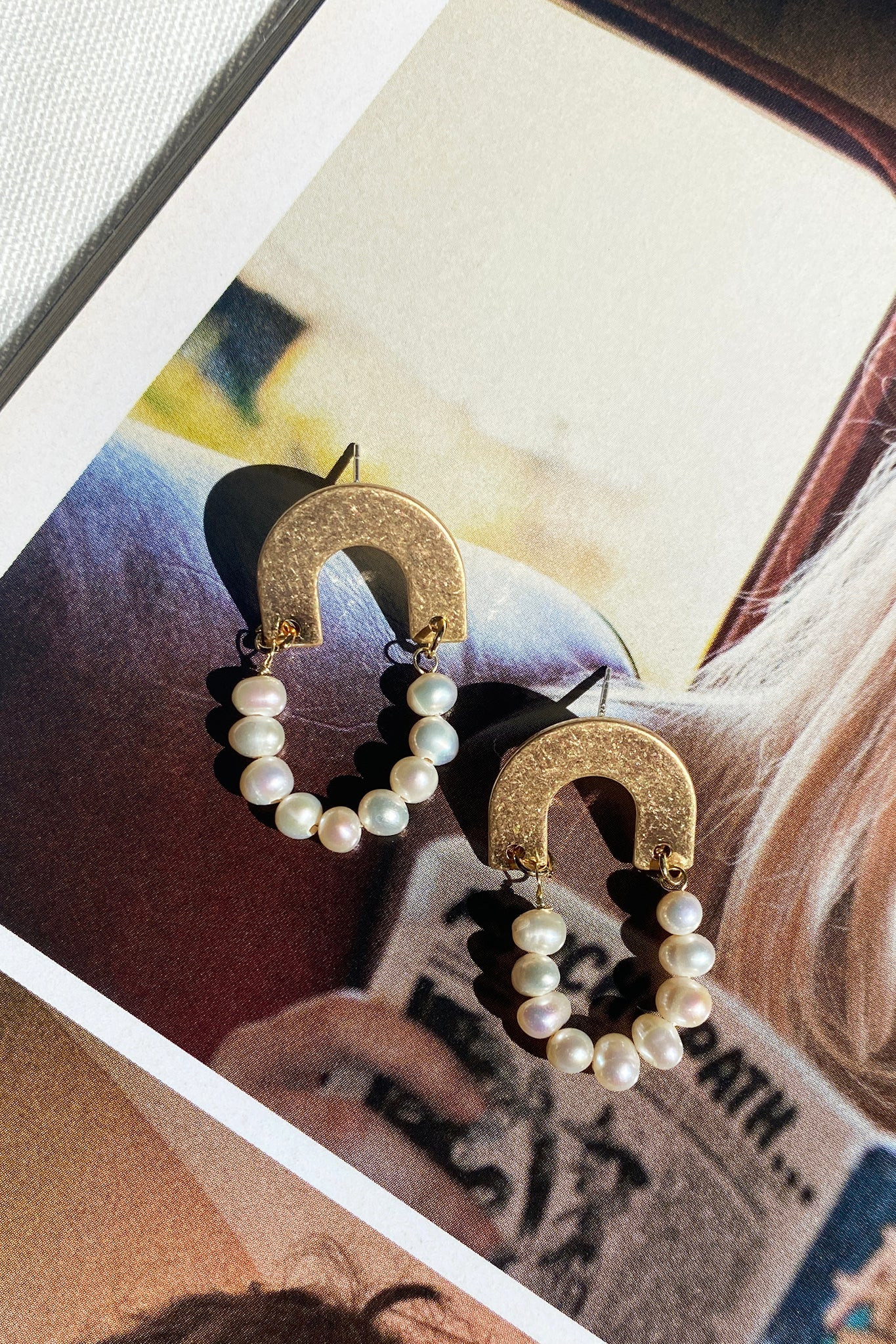 Laylah Earrings - White Gold | Sage and Paige AUS.