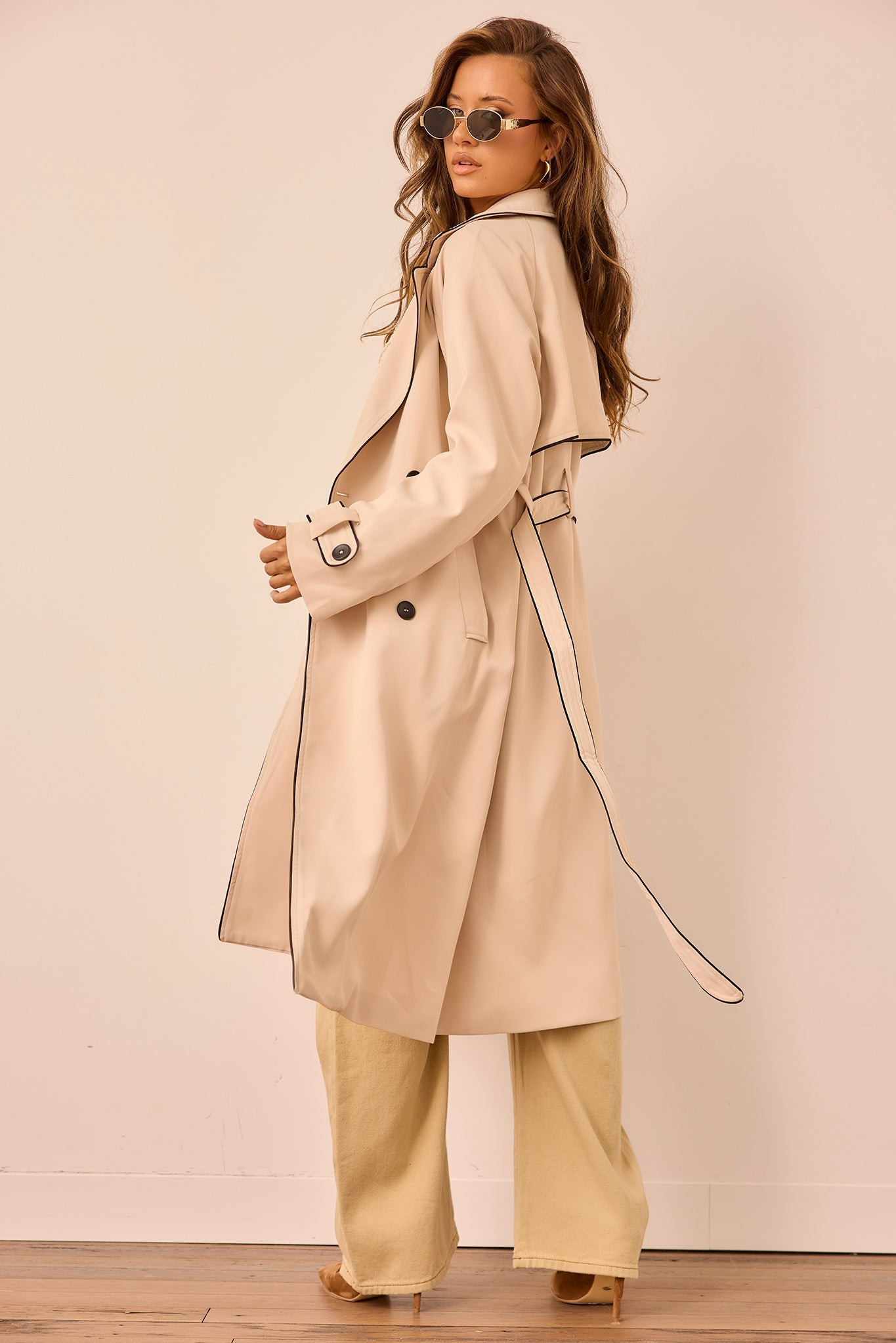 Calla Lilly Trench Coat - Beige