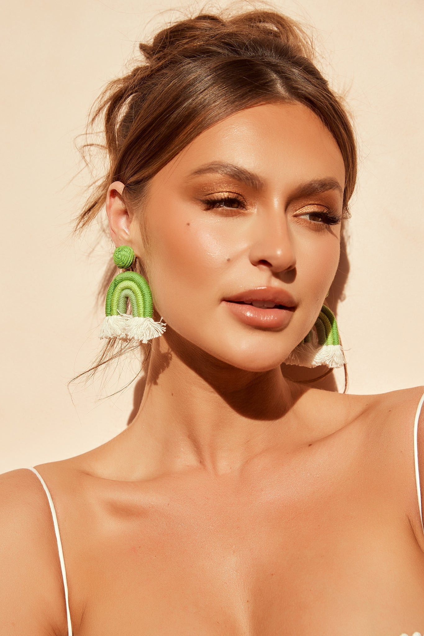 Love Full Oasis Earrings - Green | Sage and Paige AUS.