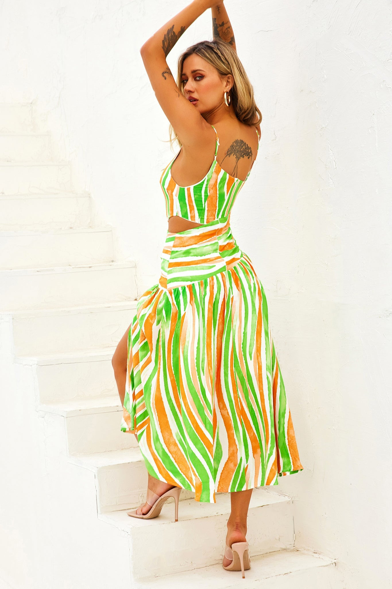 Opening Act Maxi Dress - Green | Sage and Paige AUS.