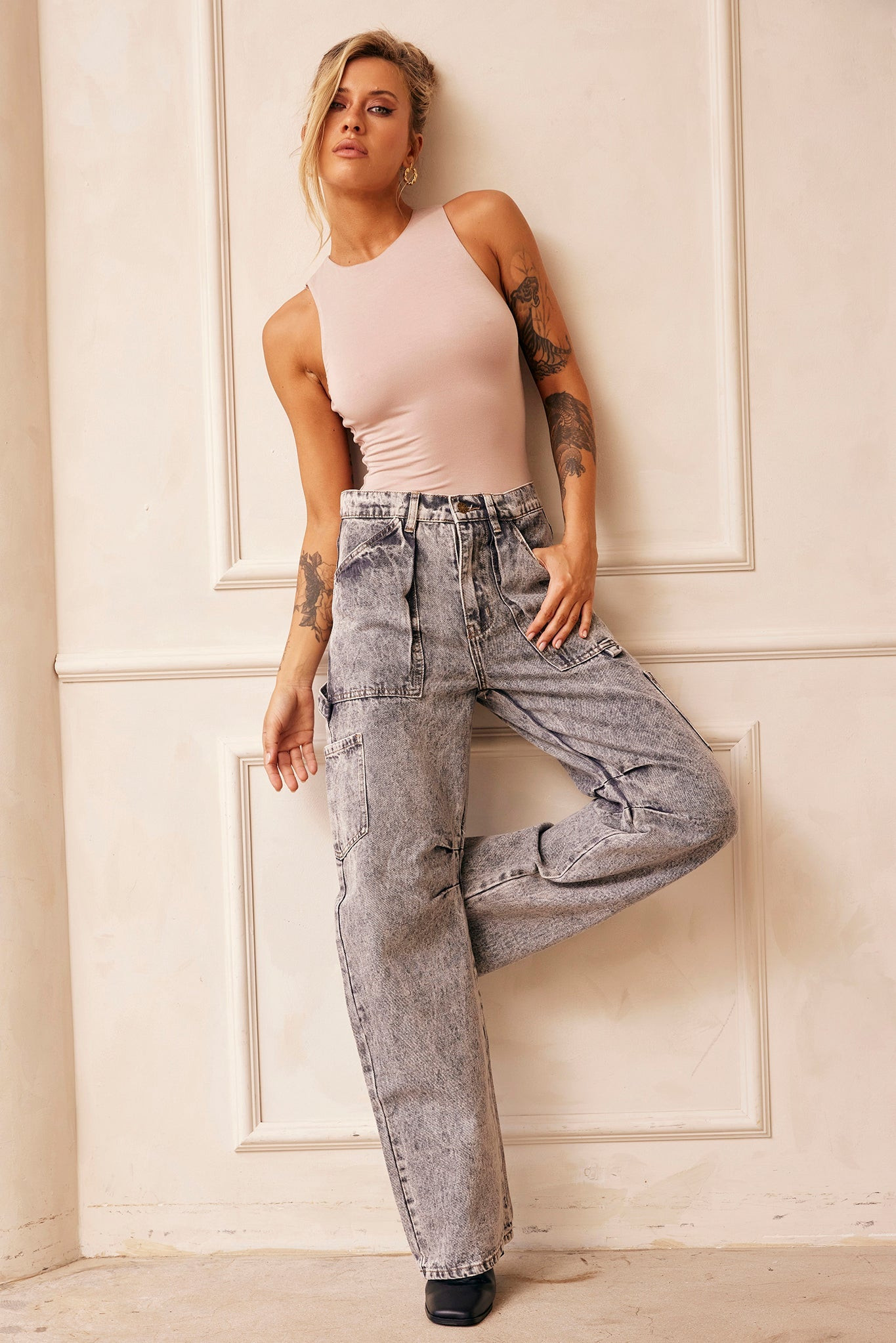 Understated Jeans - Charcoal | Sage and Paige AUS.