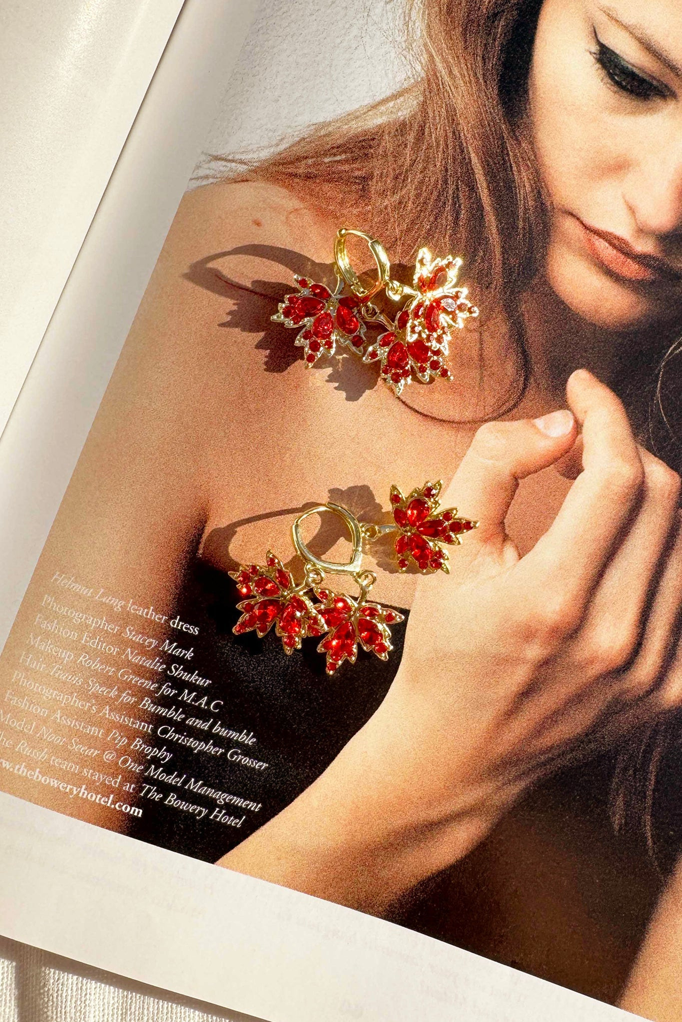 Annika Earrings - Red | Sage and Paige AUS.