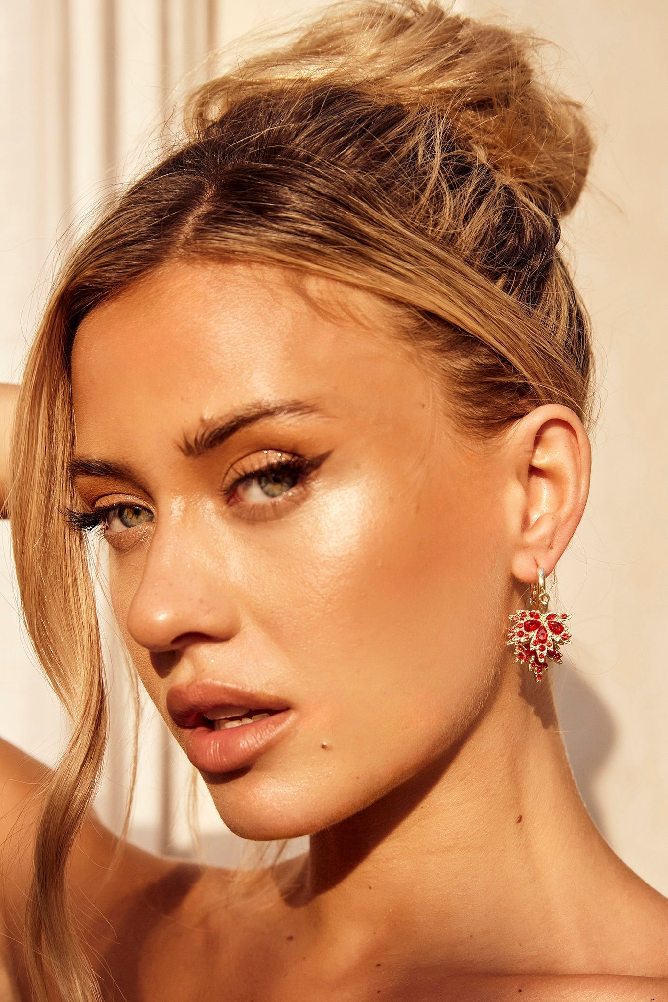 Annika Earrings - Red | Sage and Paige AUS.