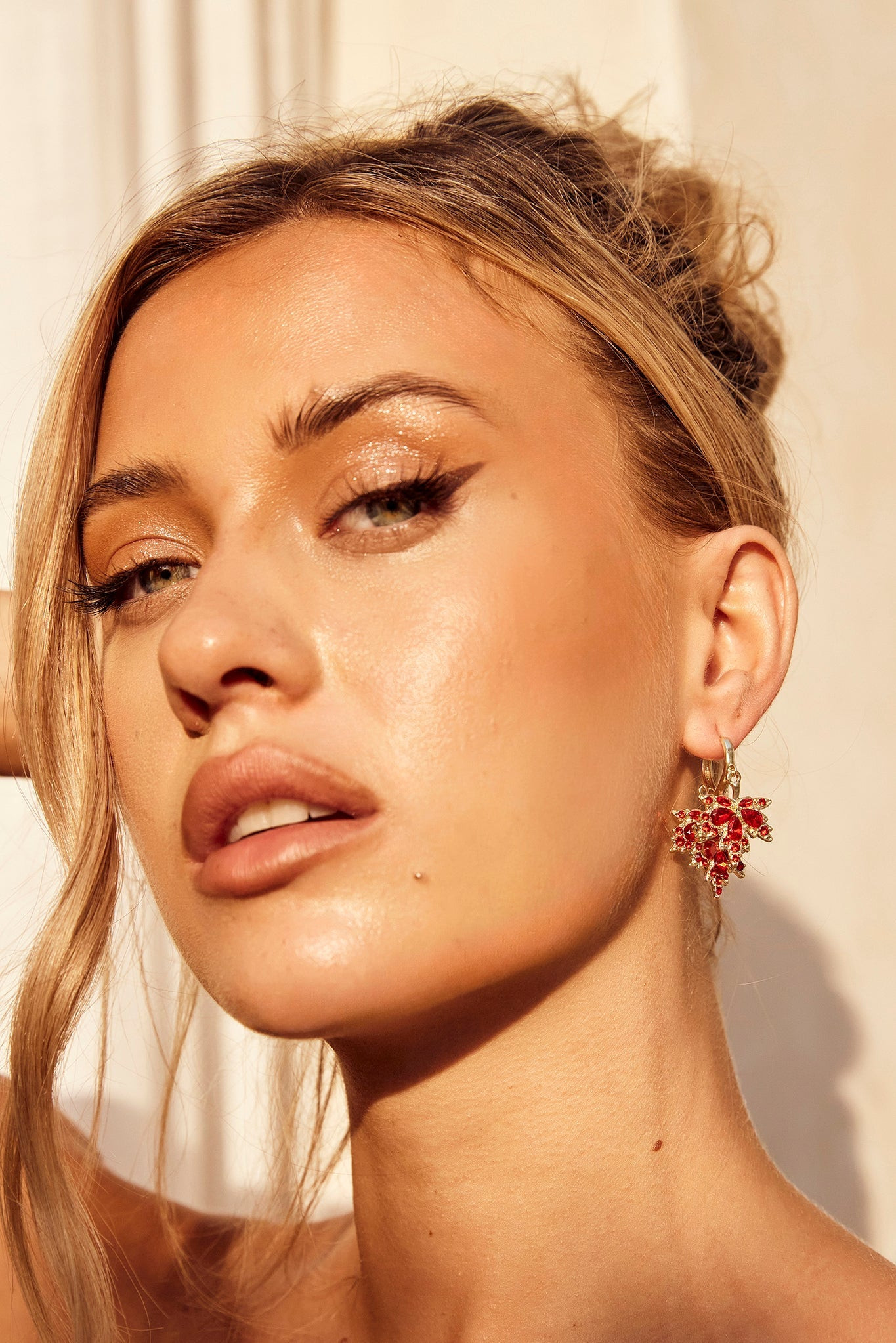 Annika Earrings - Red | Sage and Paige AUS.