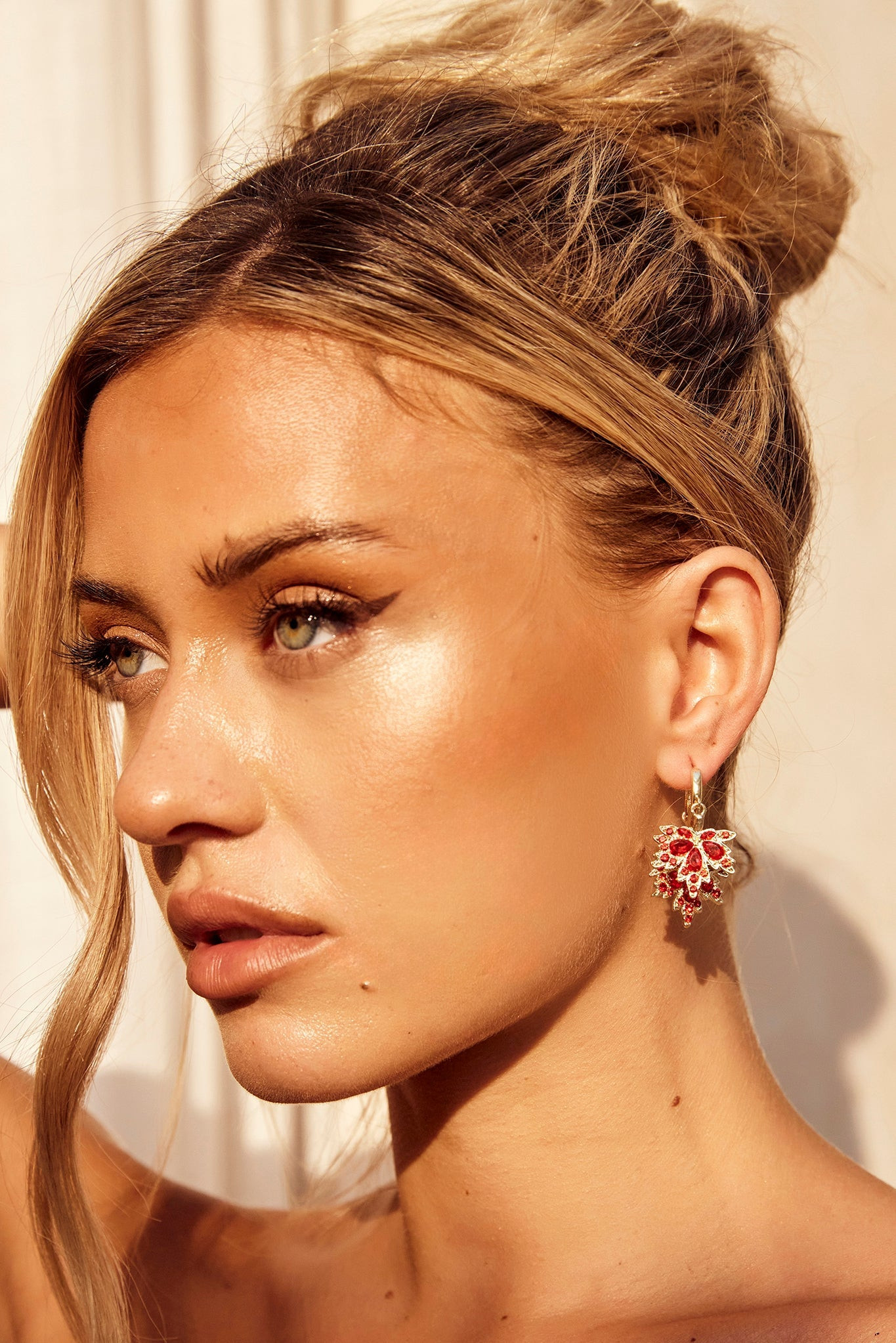 Annika Earrings - Red | Sage and Paige AUS.