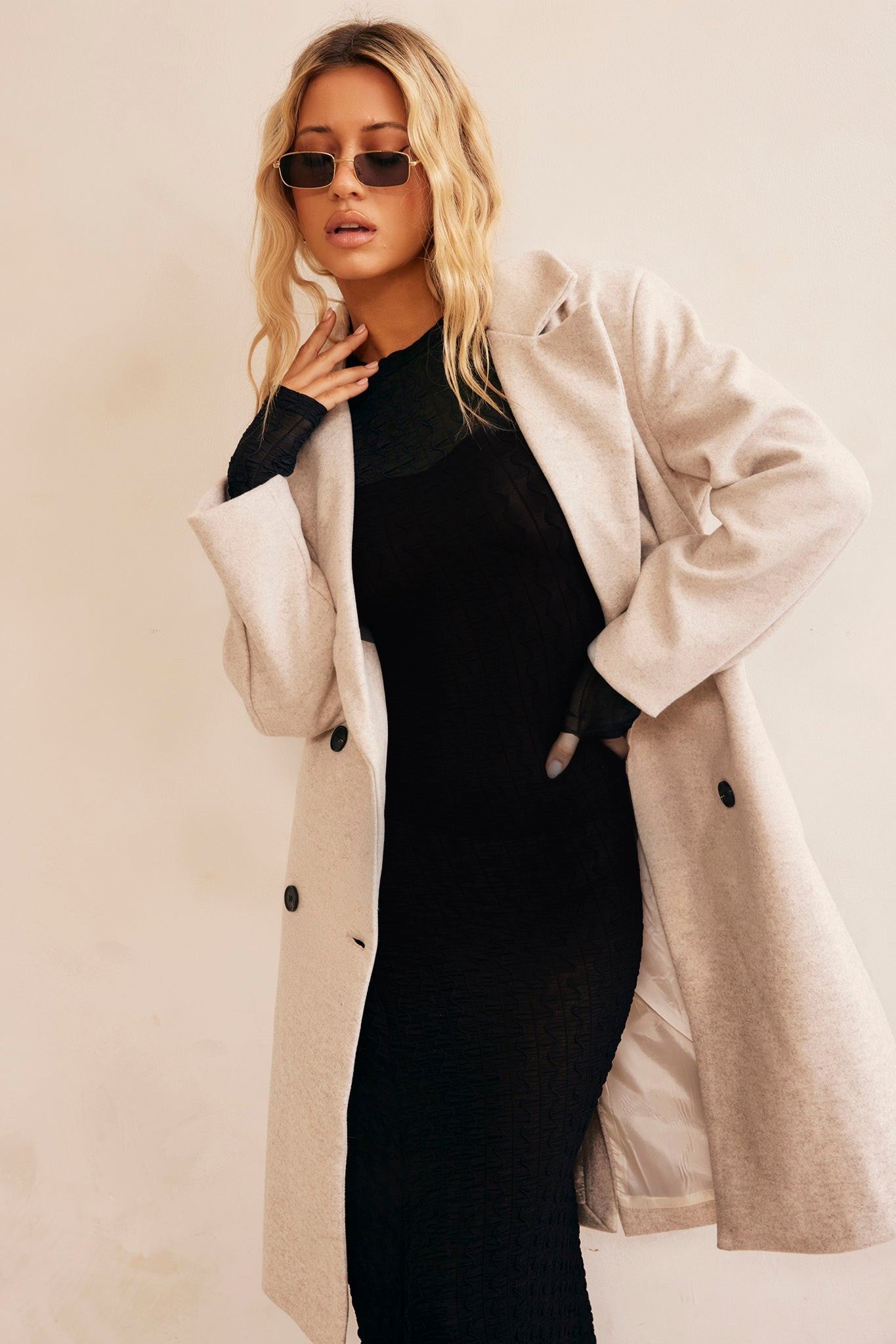 Beautiful Escape Coat - Beige | Sage and Paige AUS.