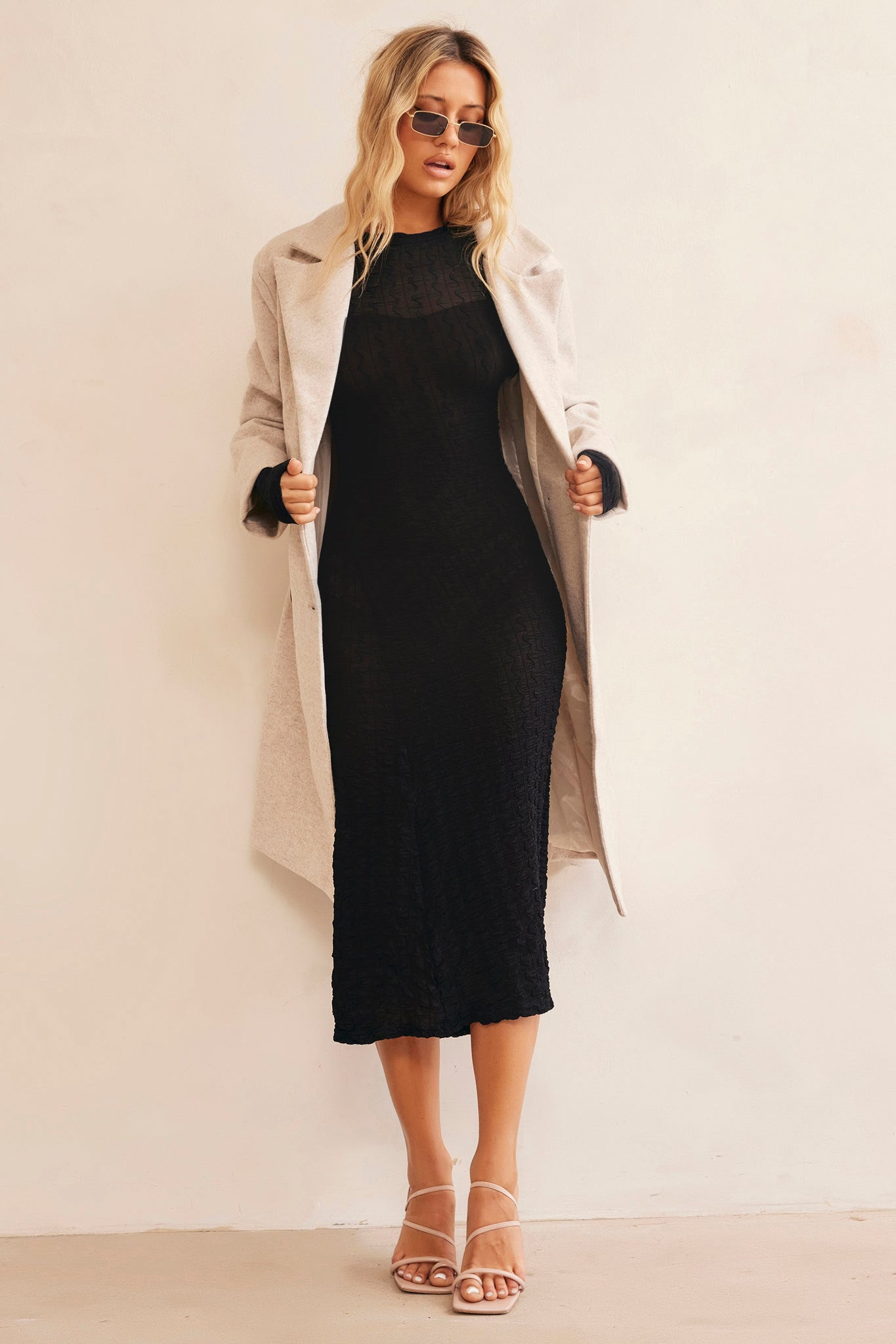Beautiful Escape Coat - Beige | Sage and Paige AUS.