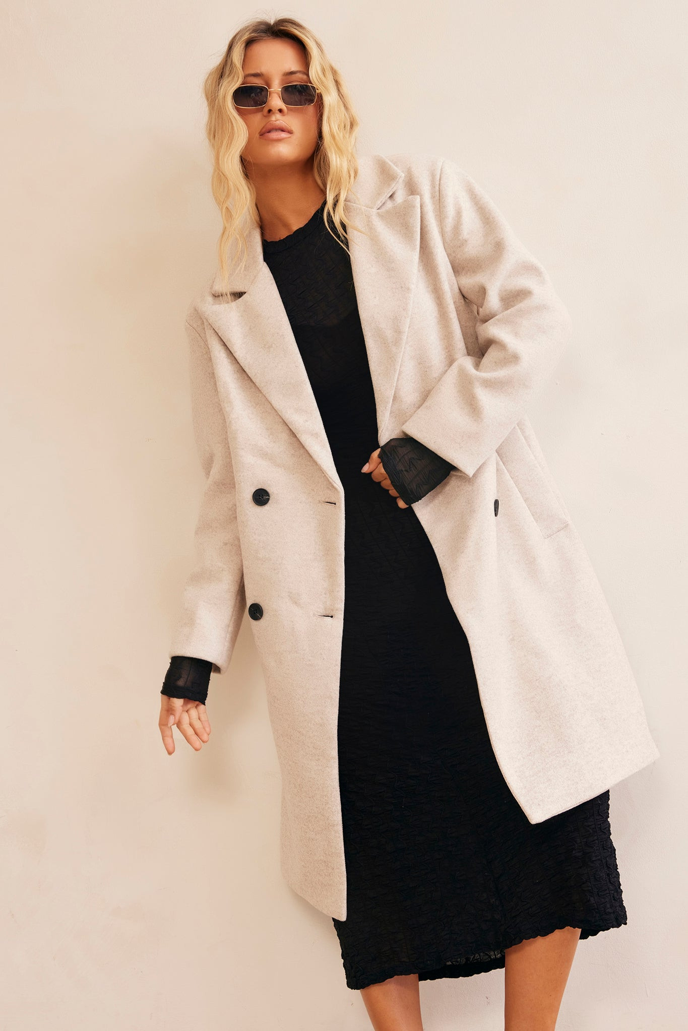 Beautiful Escape Coat - Beige | Sage and Paige AUS.