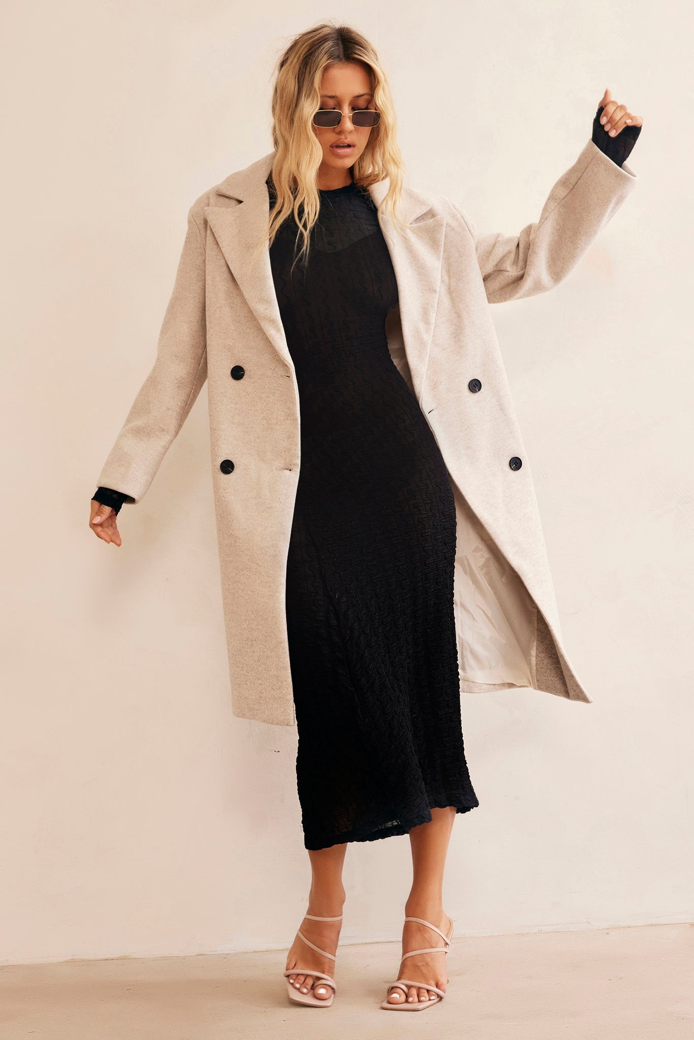 Beautiful Escape Coat - Beige | Sage and Paige AUS.