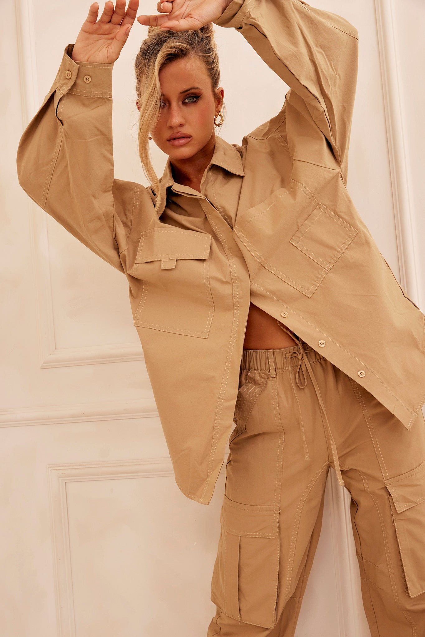 Dreamweaver Shirt - Sand | Sage and Paige AUS.