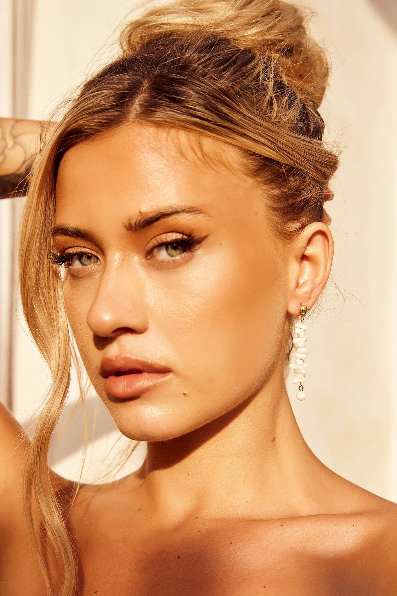 Matilda Earrings - White | Sage and Paige AUS.