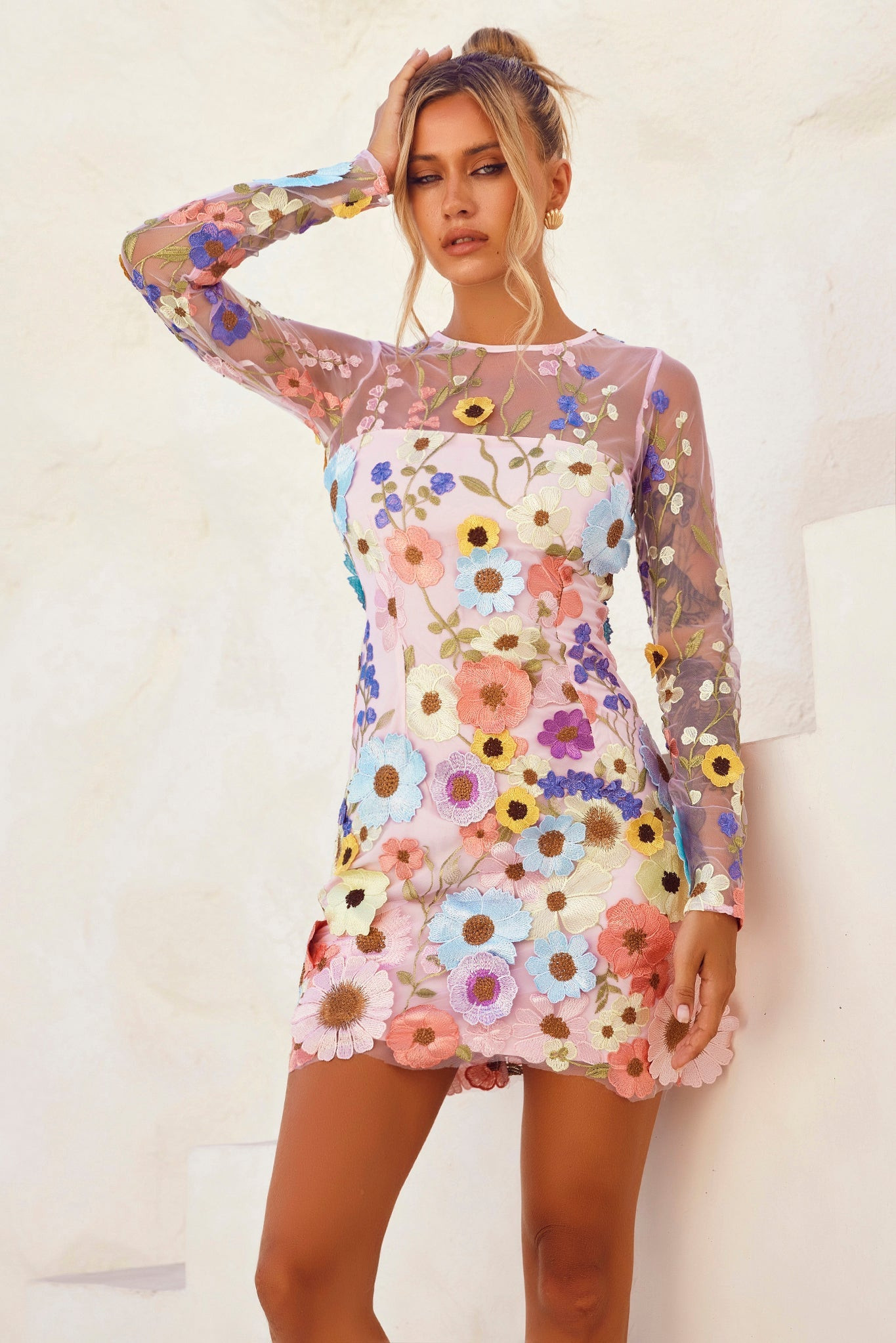 My Luck Mini Dress - Pink | Sage and Paige AUS.