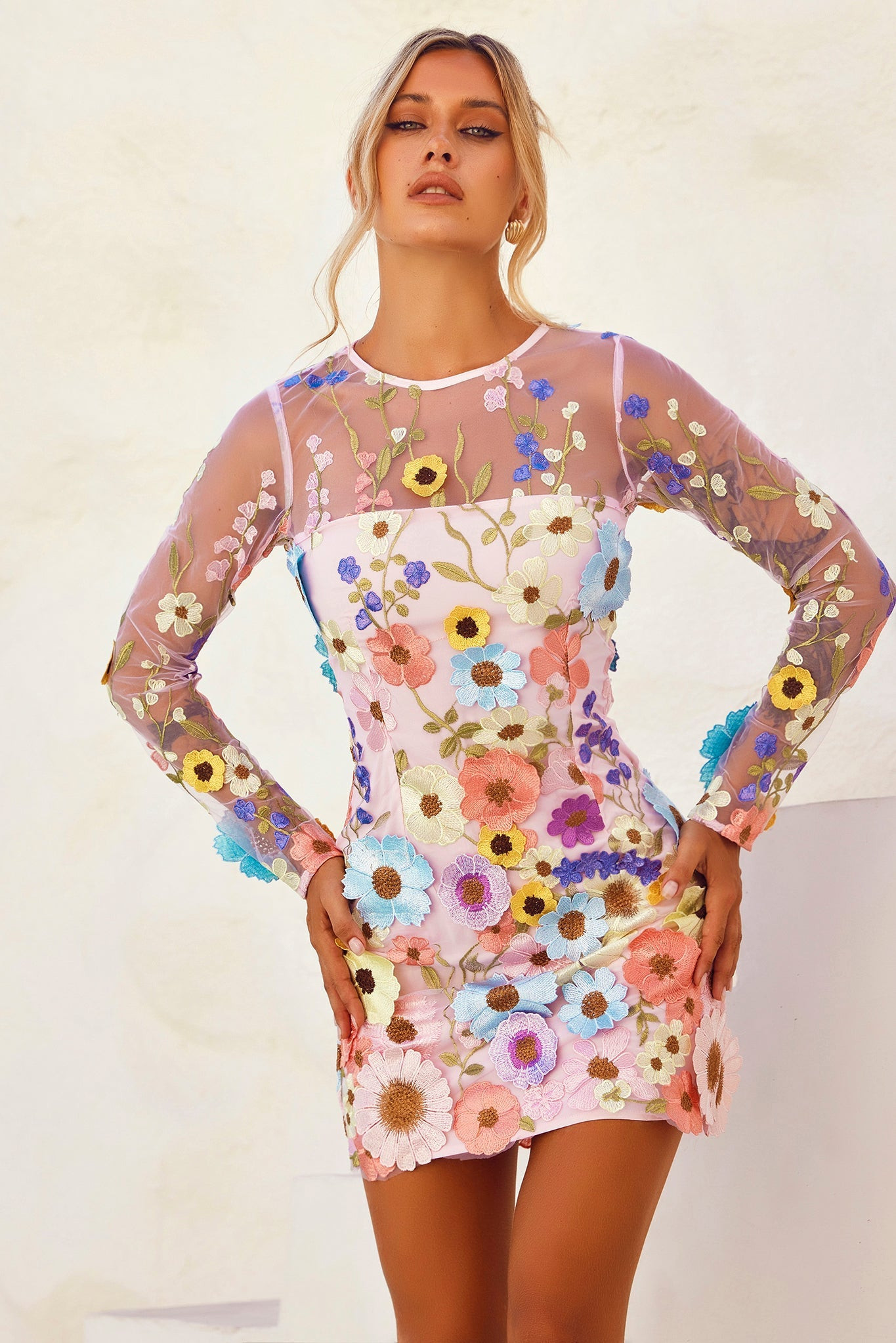 My Luck Mini Dress - Pink | Sage and Paige AUS.