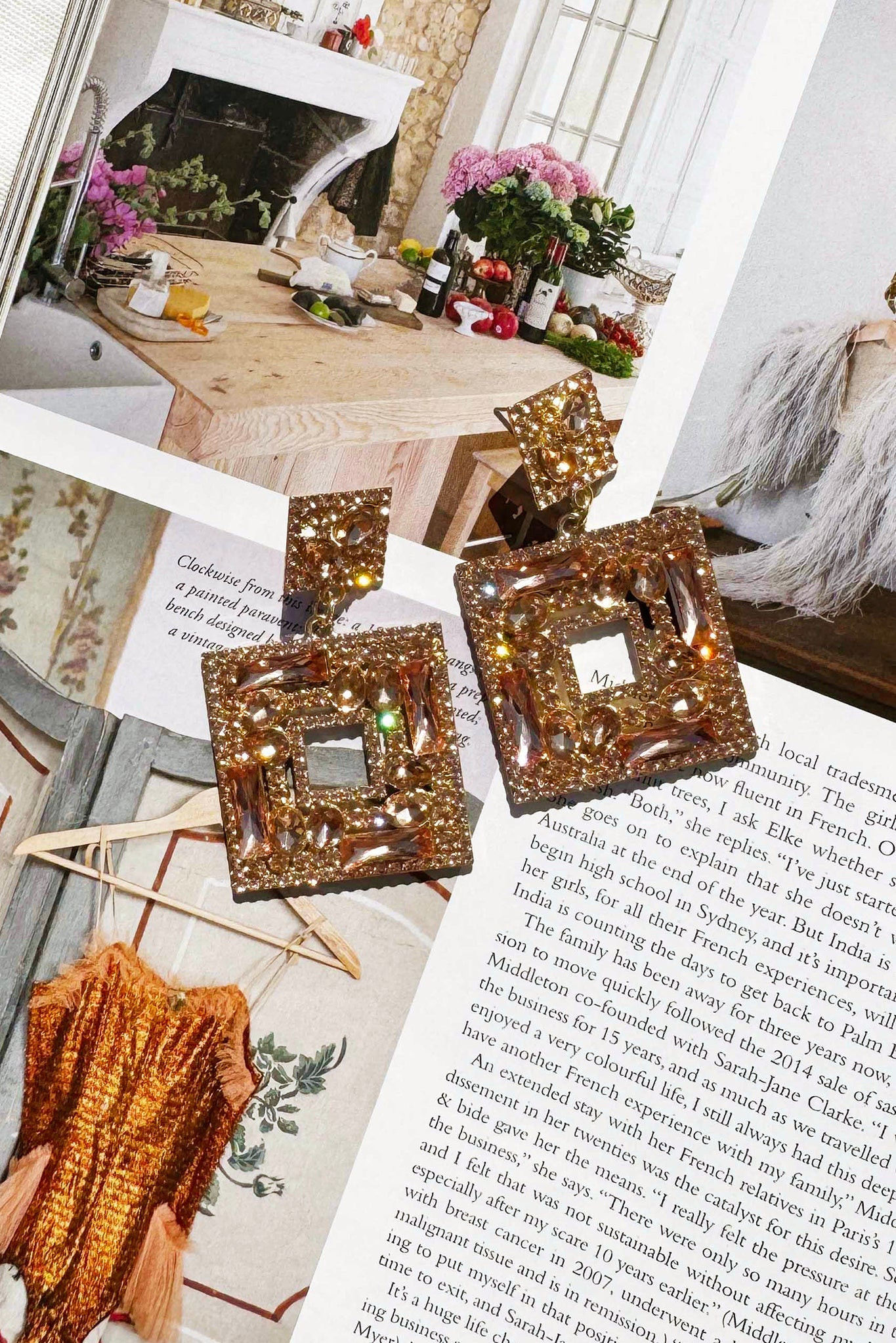 Suncather Earrings - Rose Gold | Sage and Paige AUS.