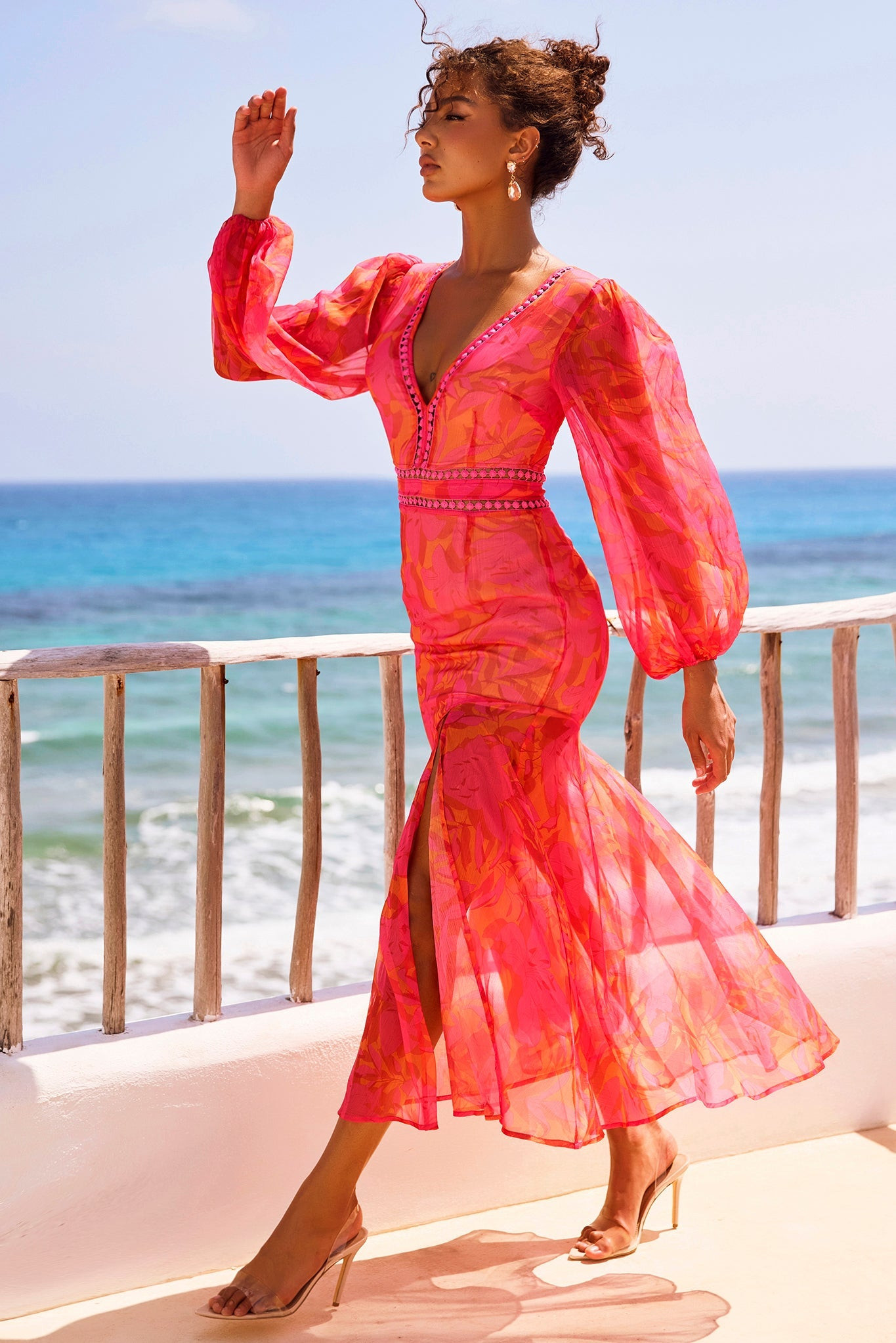 Shea Maxi Dress - Red | Sage and Paige AUS.