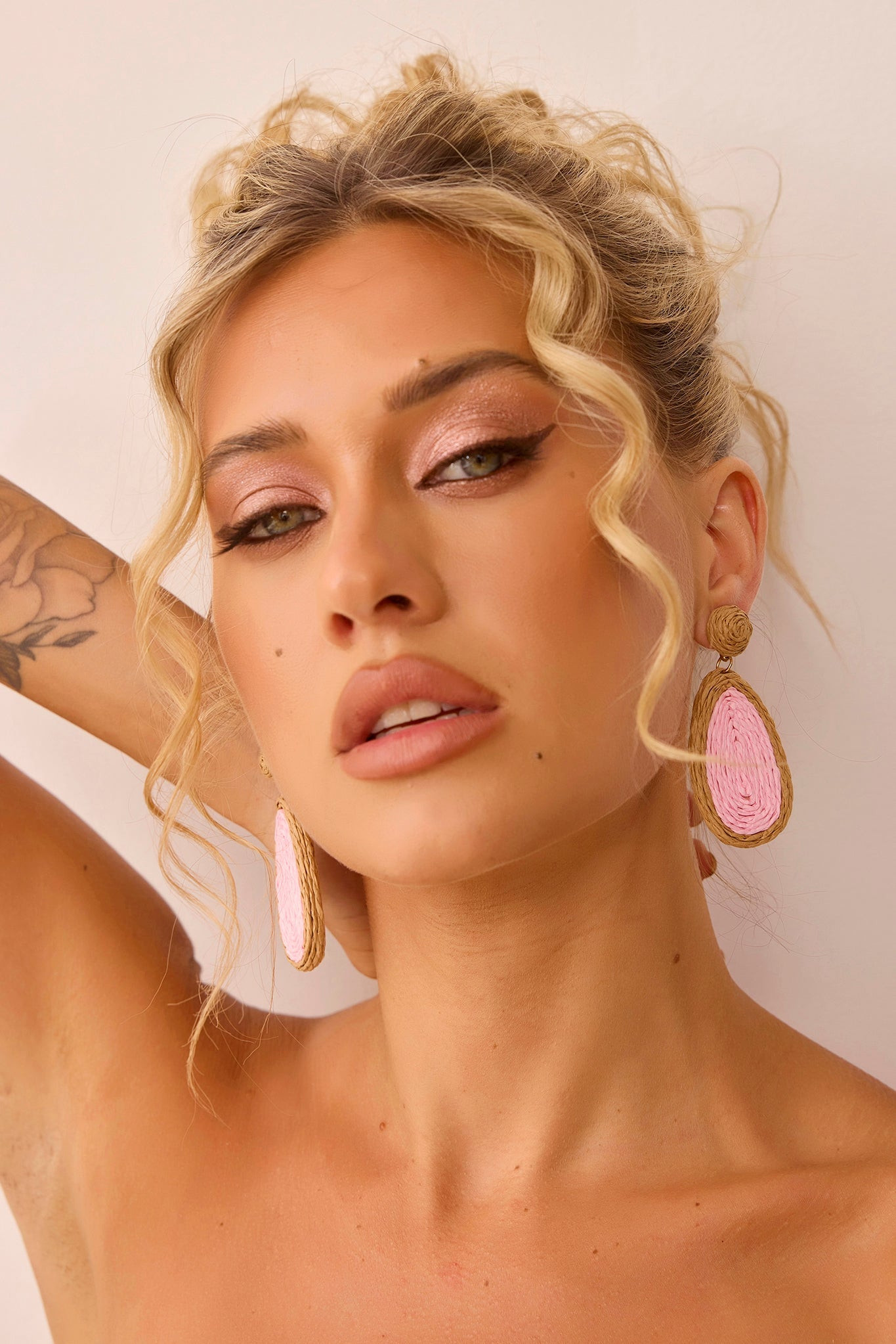 Unique Touch Earrings - Pink | Sage and Paige AUS.