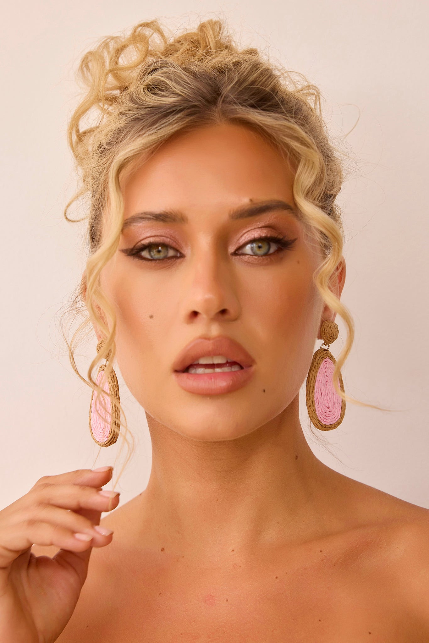 Unique Touch Earrings - Pink | Sage and Paige AUS.