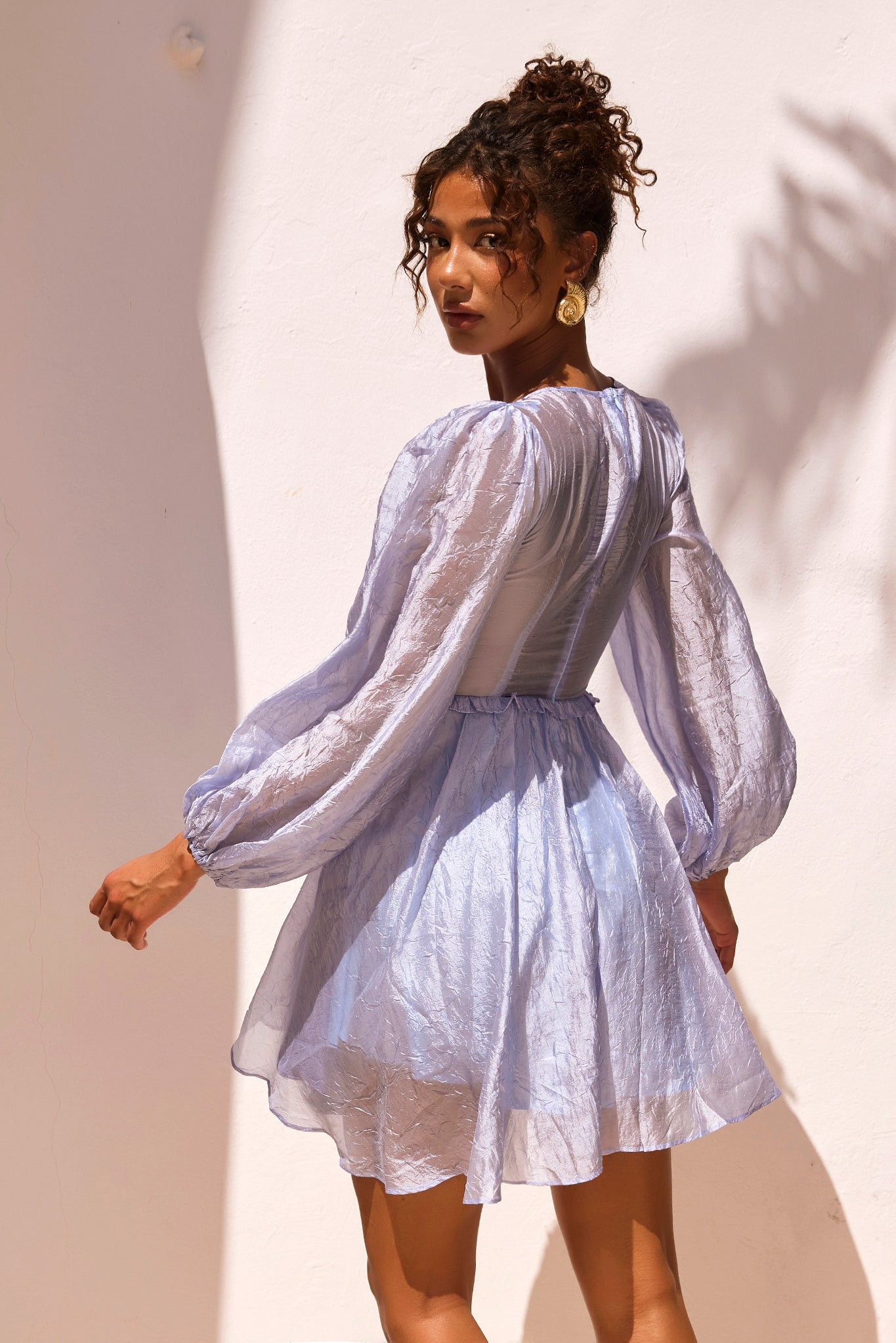 First Date Mini Dress - Cornflower | Sage and Paige AUS.