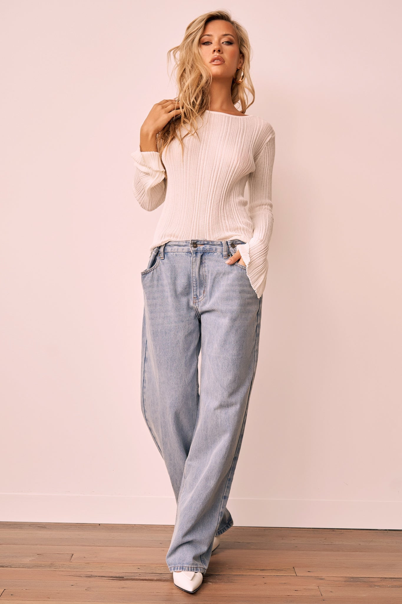 Gia Jeans - Washed Blue | Sage and Paige AUS.