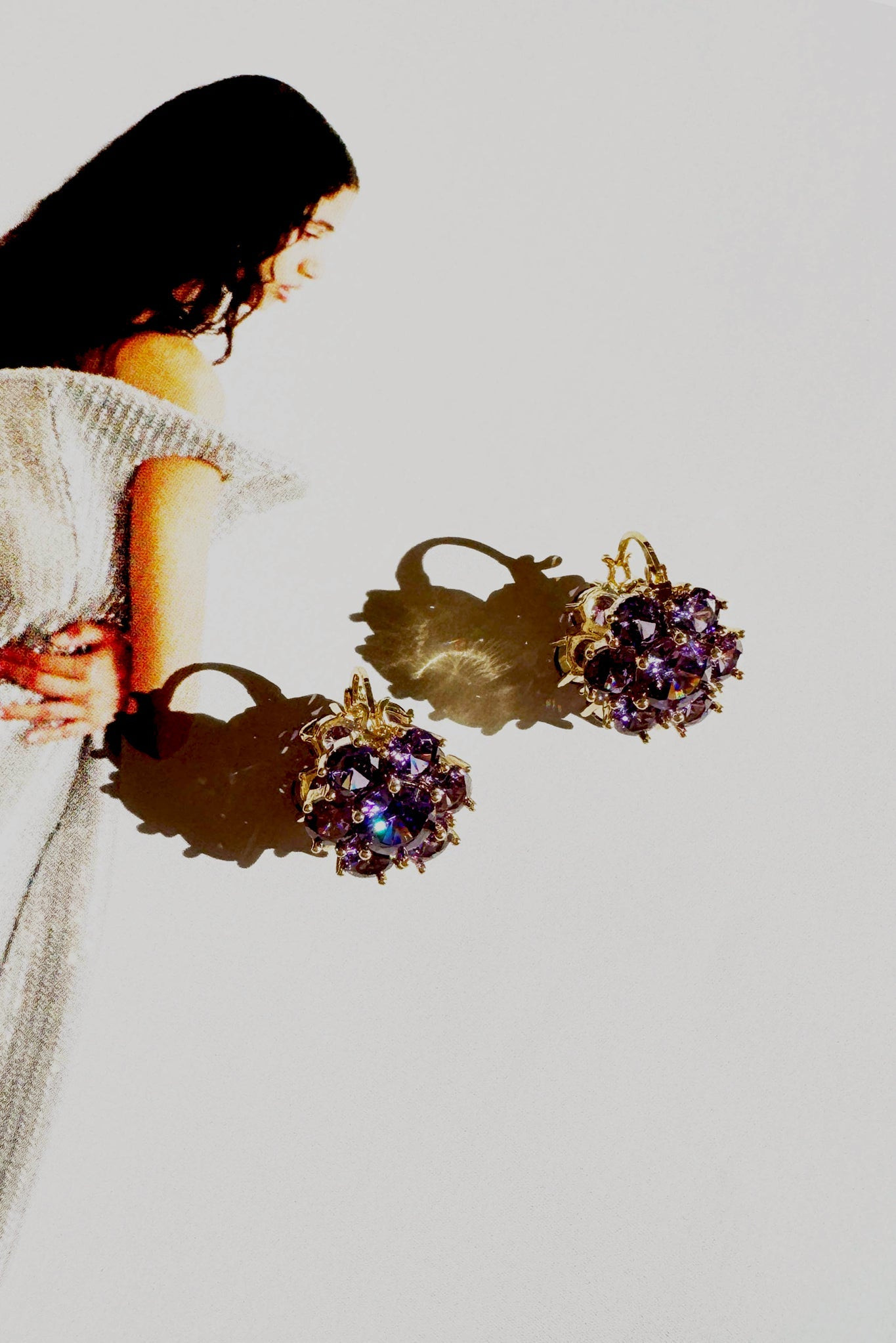 Free Fallin Earrings - Purple | Sage and Paige AUS.