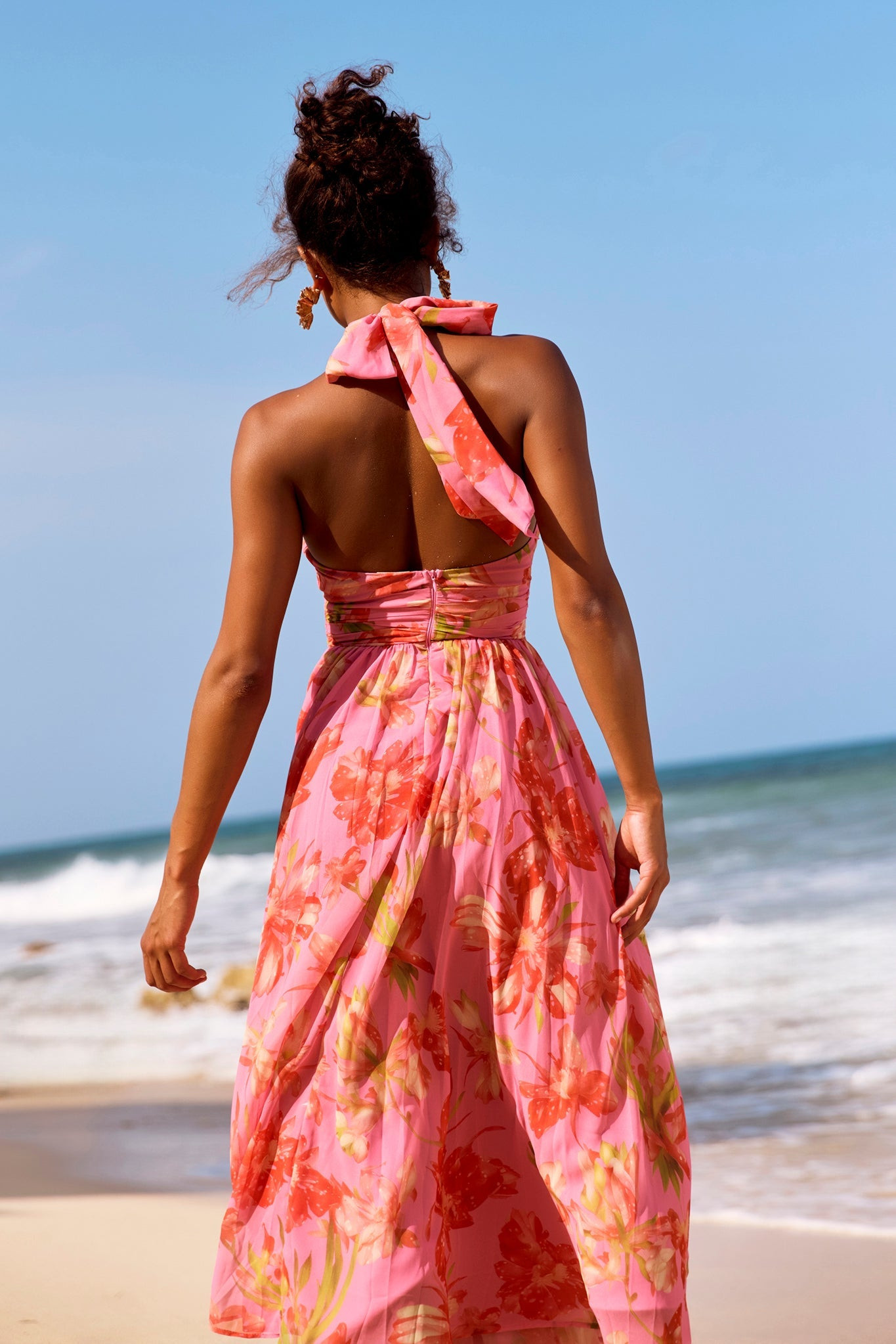 Date Picking Midi Dress - Pink | Sage and Paige AUS.