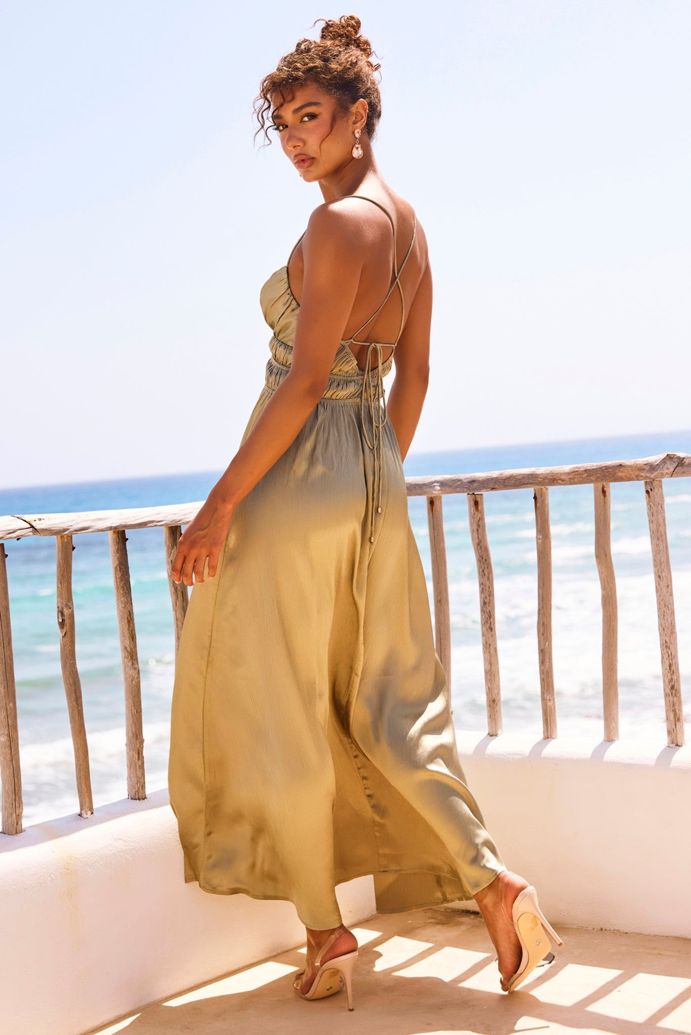 Way To You Maxi Dress - Olive | Sage and Paige AUS.