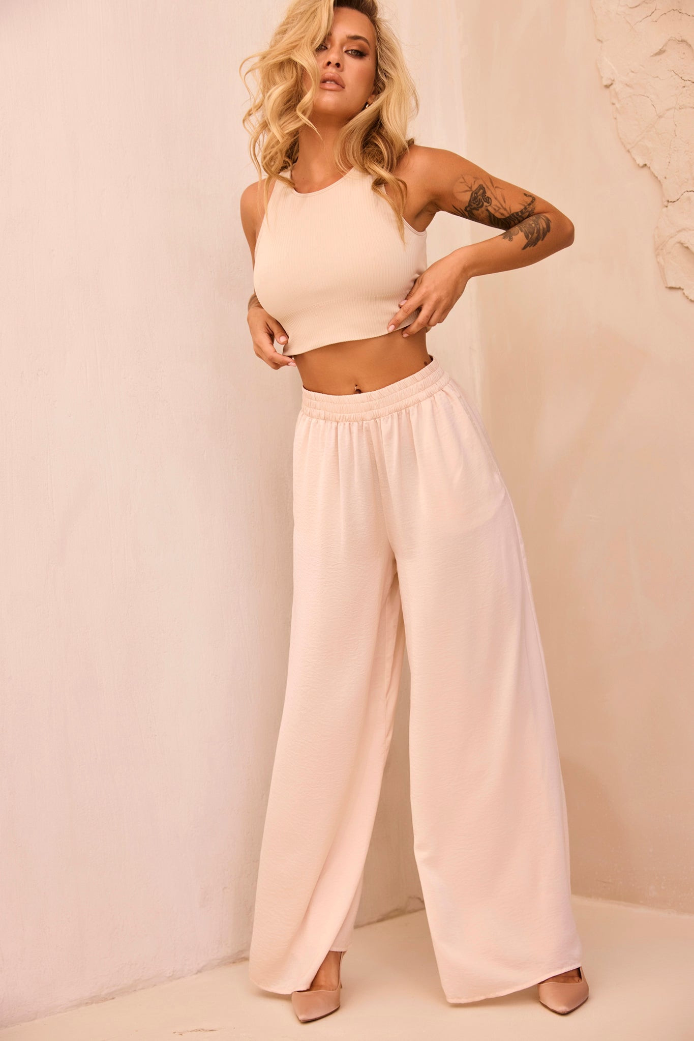Light As Air Pants - Beige | Sage and Paige AUS.