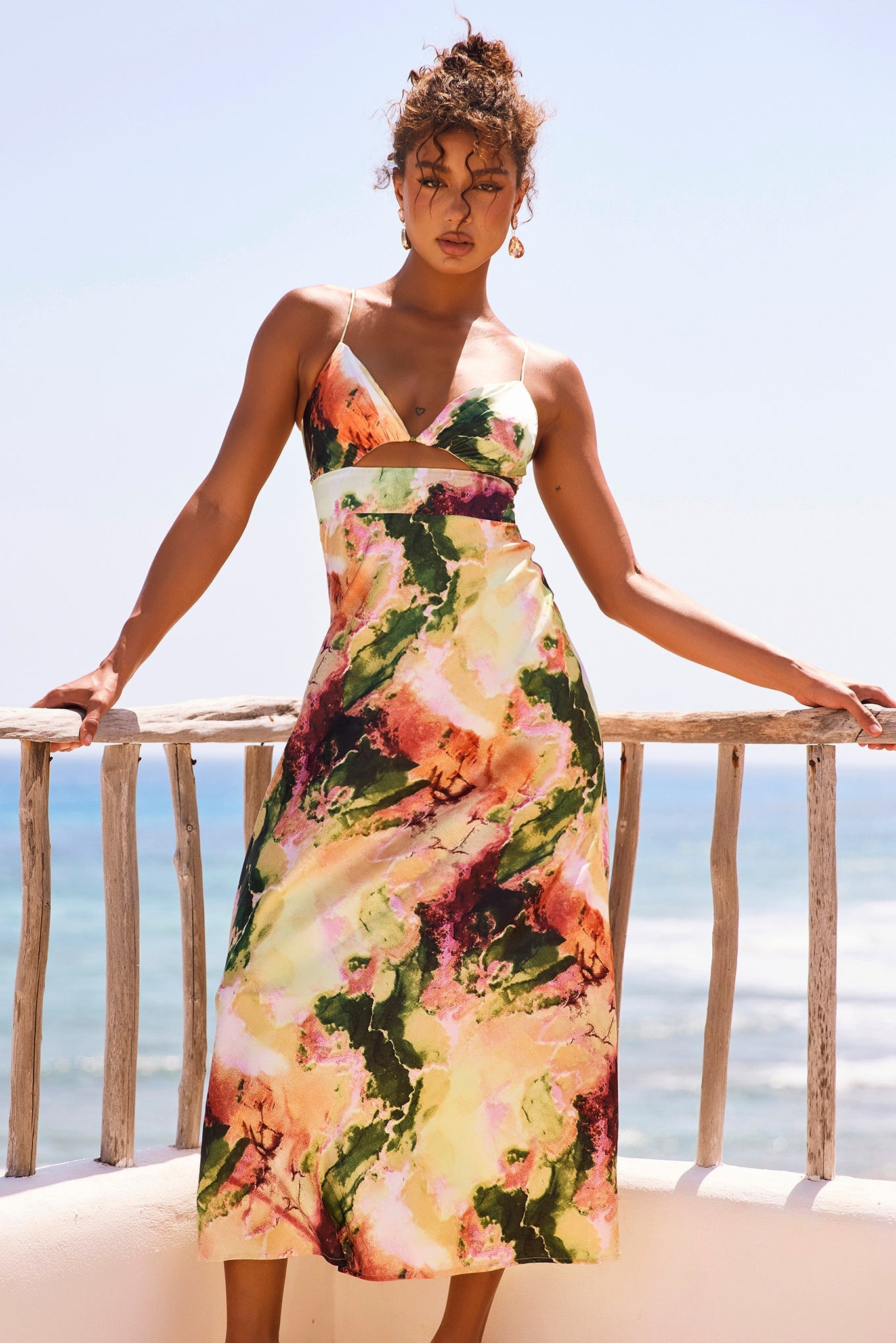 Ivy Midi Dress - Multi | Sage and Paige AUS.