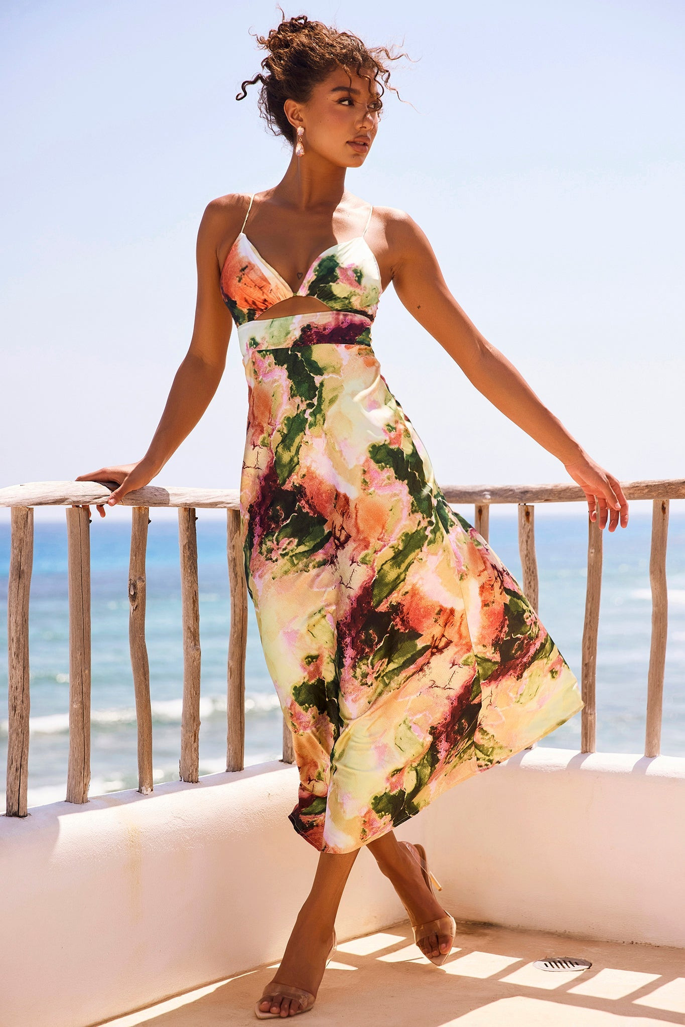 Ivy Midi Dress - Multi | Sage and Paige AUS.