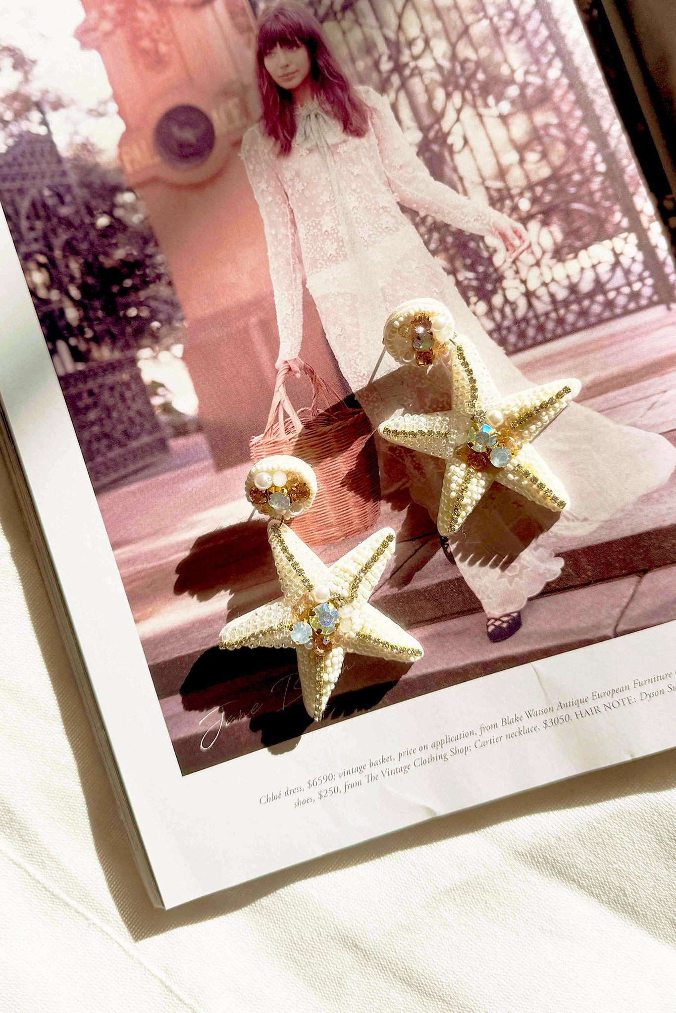 Perfect Sea Earrings - White | Sage and Paige AUS.
