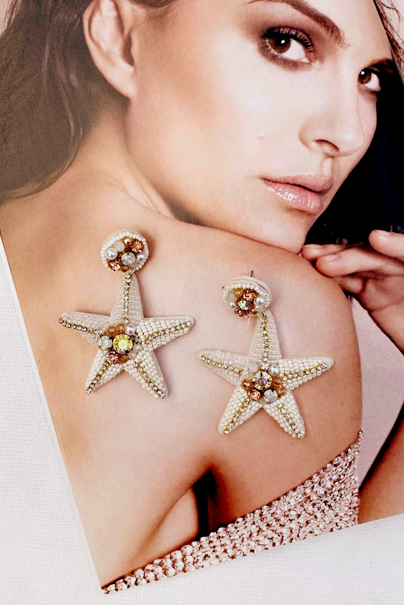 Perfect Sea Earrings - White | Sage and Paige AUS.
