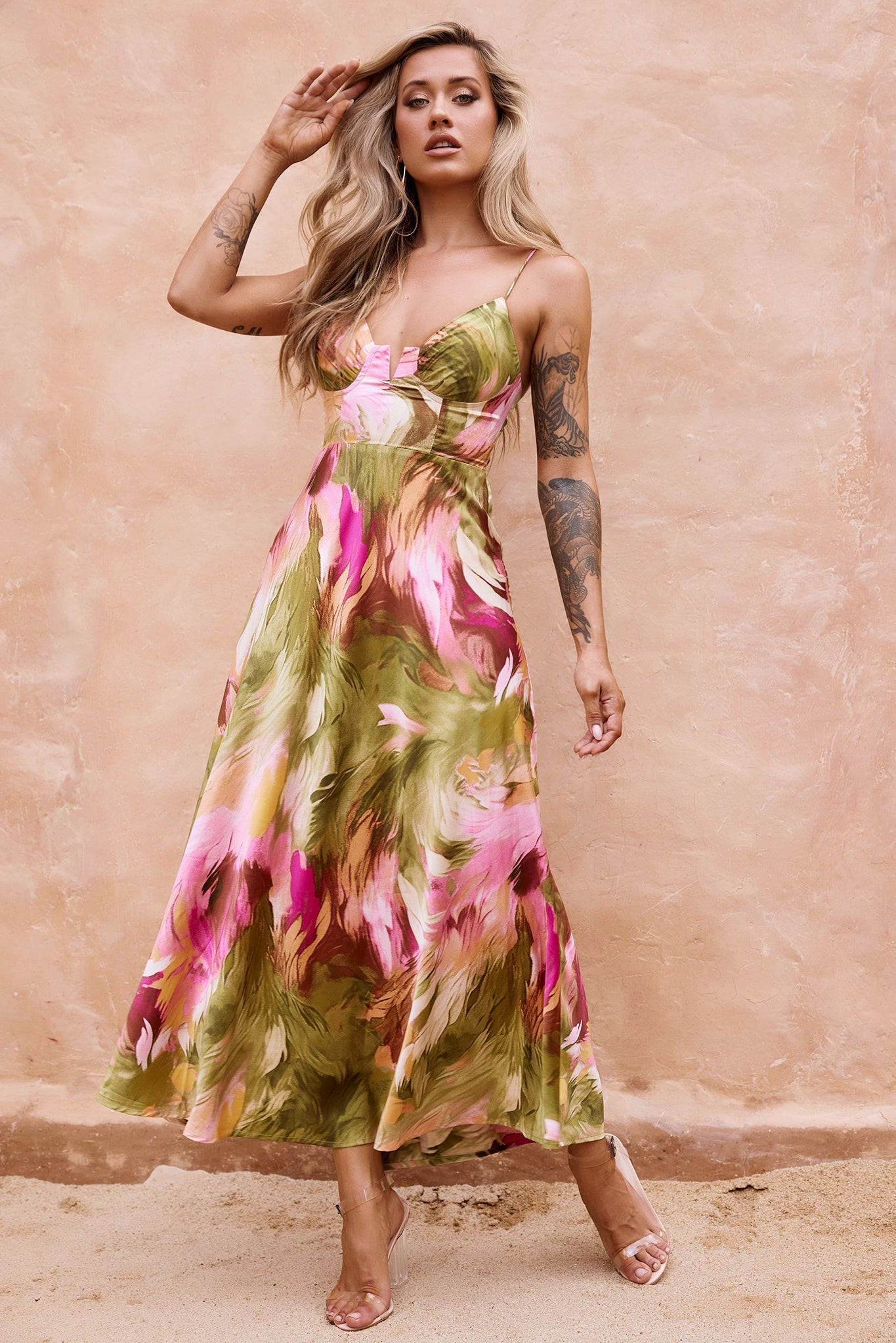 Send Love Maxi Dress - Purple Multi | Sage and Paige AUS.