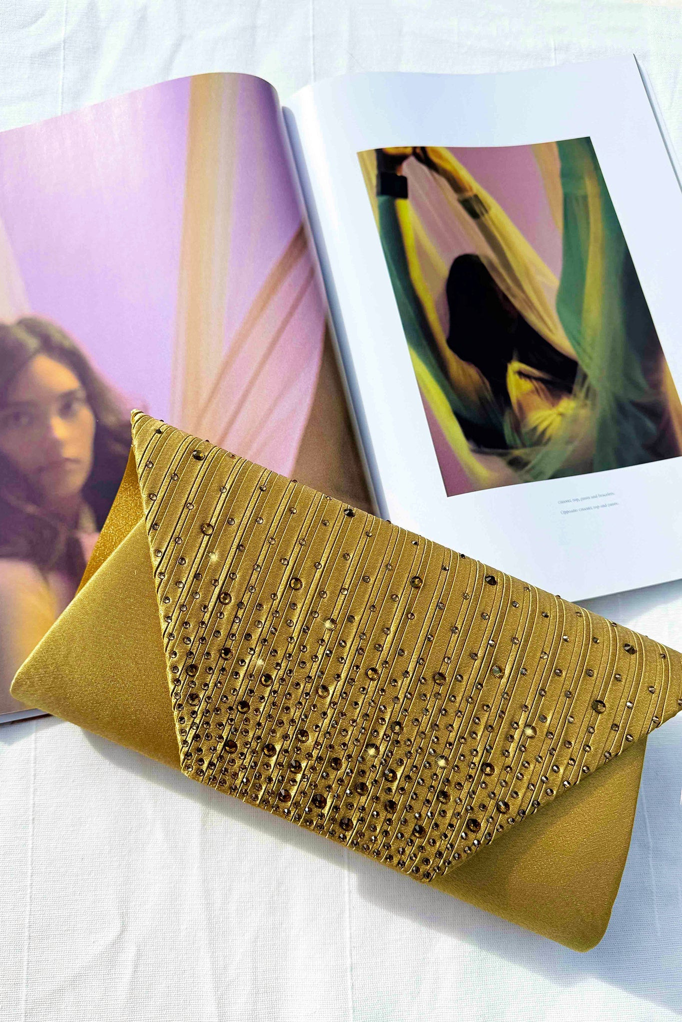 Full Moon Clutch Bag - Gold | Sage and Paige AUS.