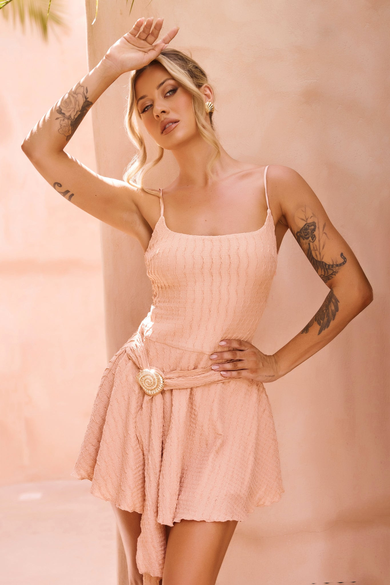 Peak Show Mini Dress - Mocha | Sage and Paige AUS.