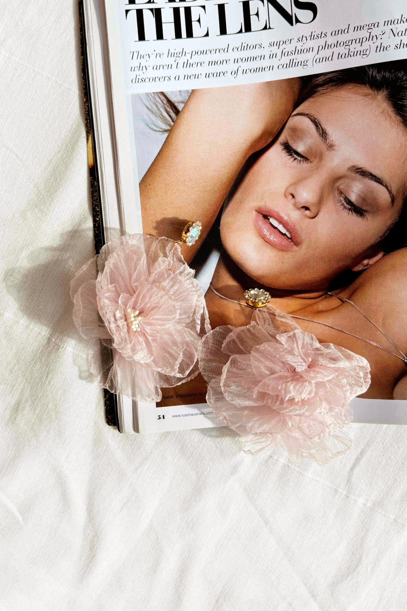 Blossom Bloomer Earrings - Pink | Sage and Paige AUS.