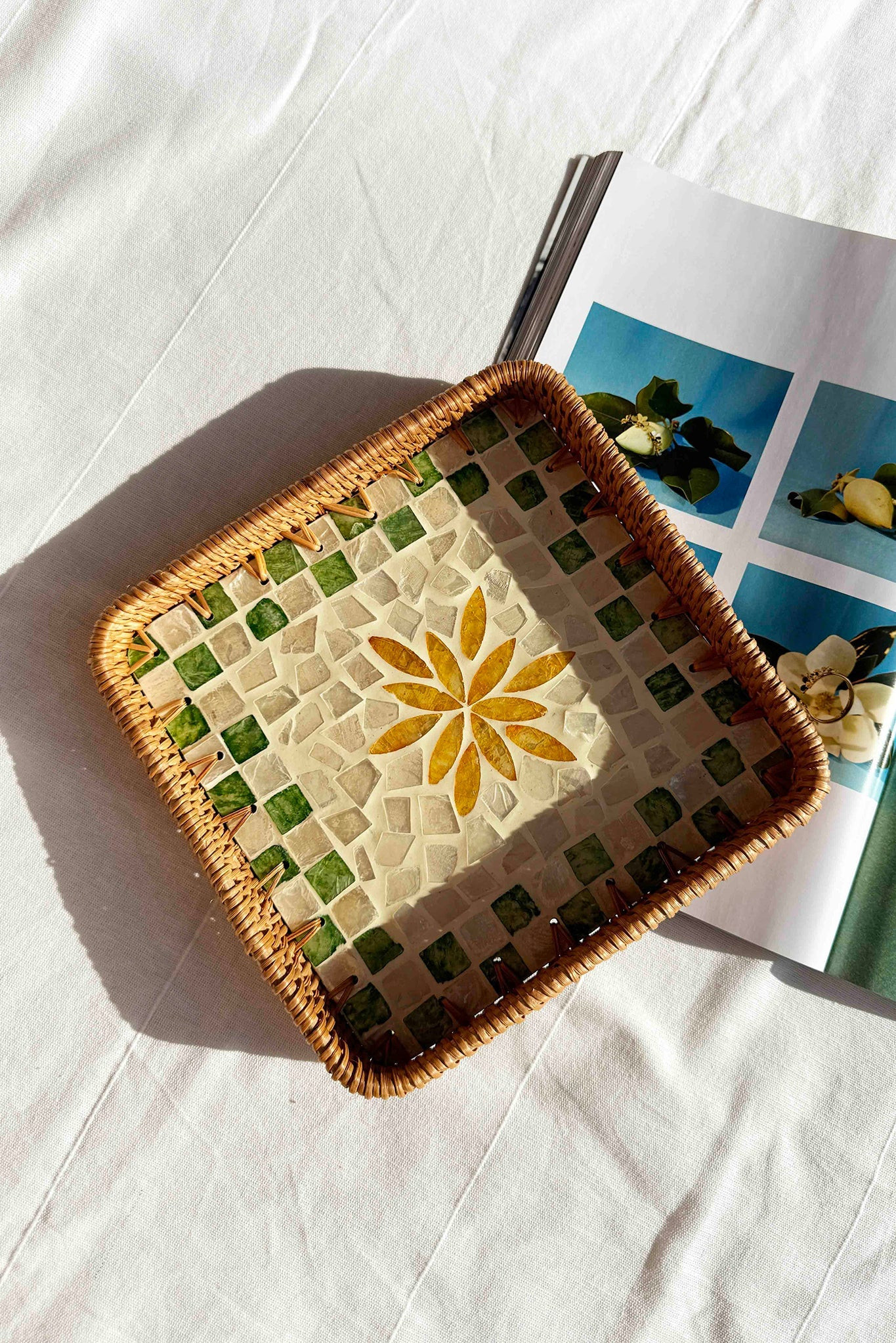 Rita Tray Set - Yellow Multi | Sage and Paige AUS.