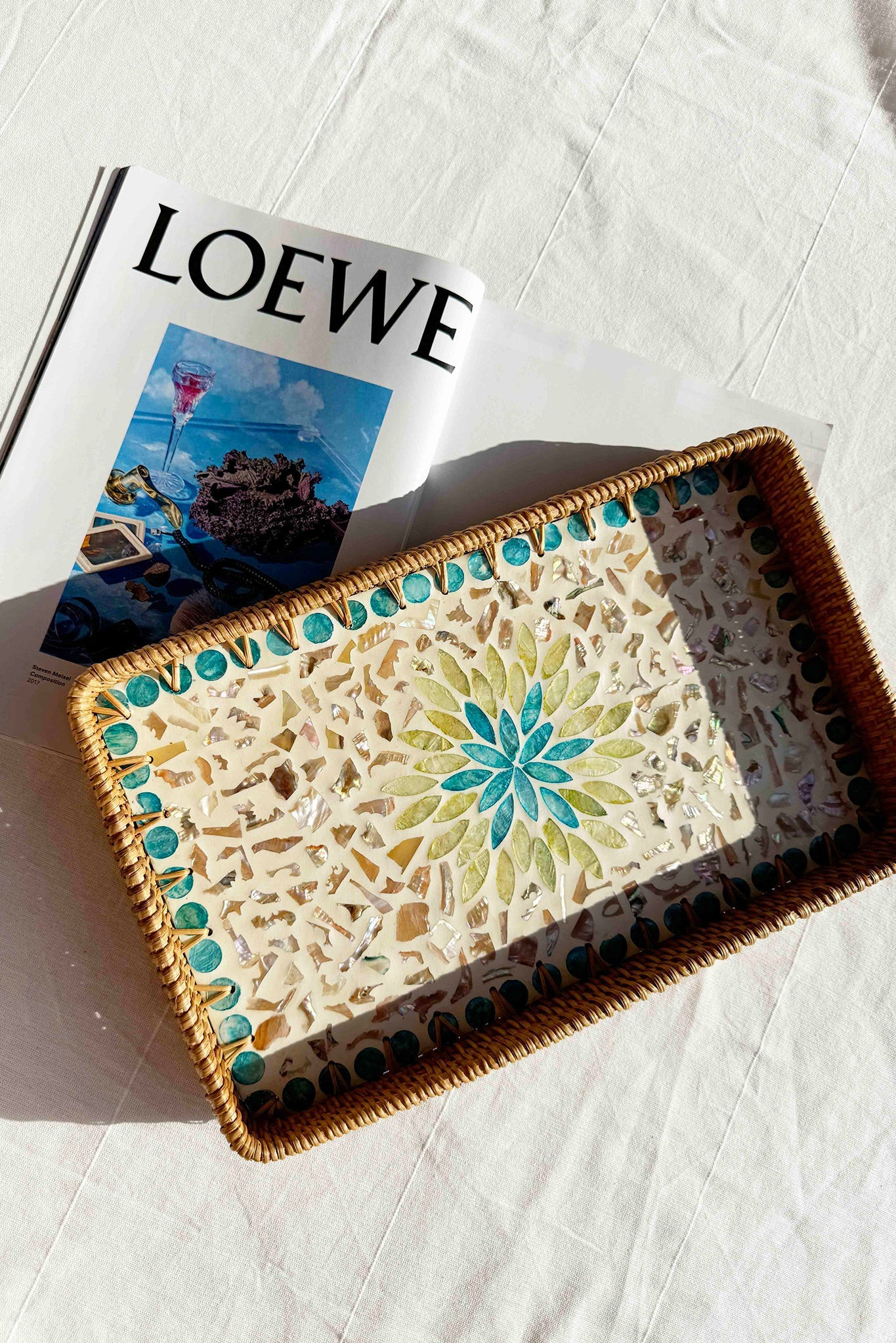 Cahuenga Tray Set - Blue Multi | Sage and Paige AUS.