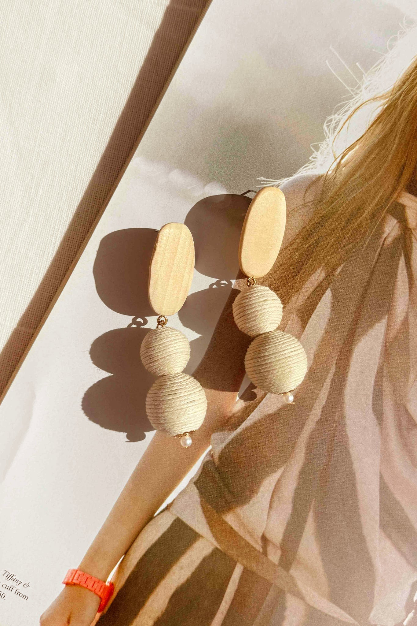 Ethereal Harmony Earrings - White | Sage and Paige AUS.
