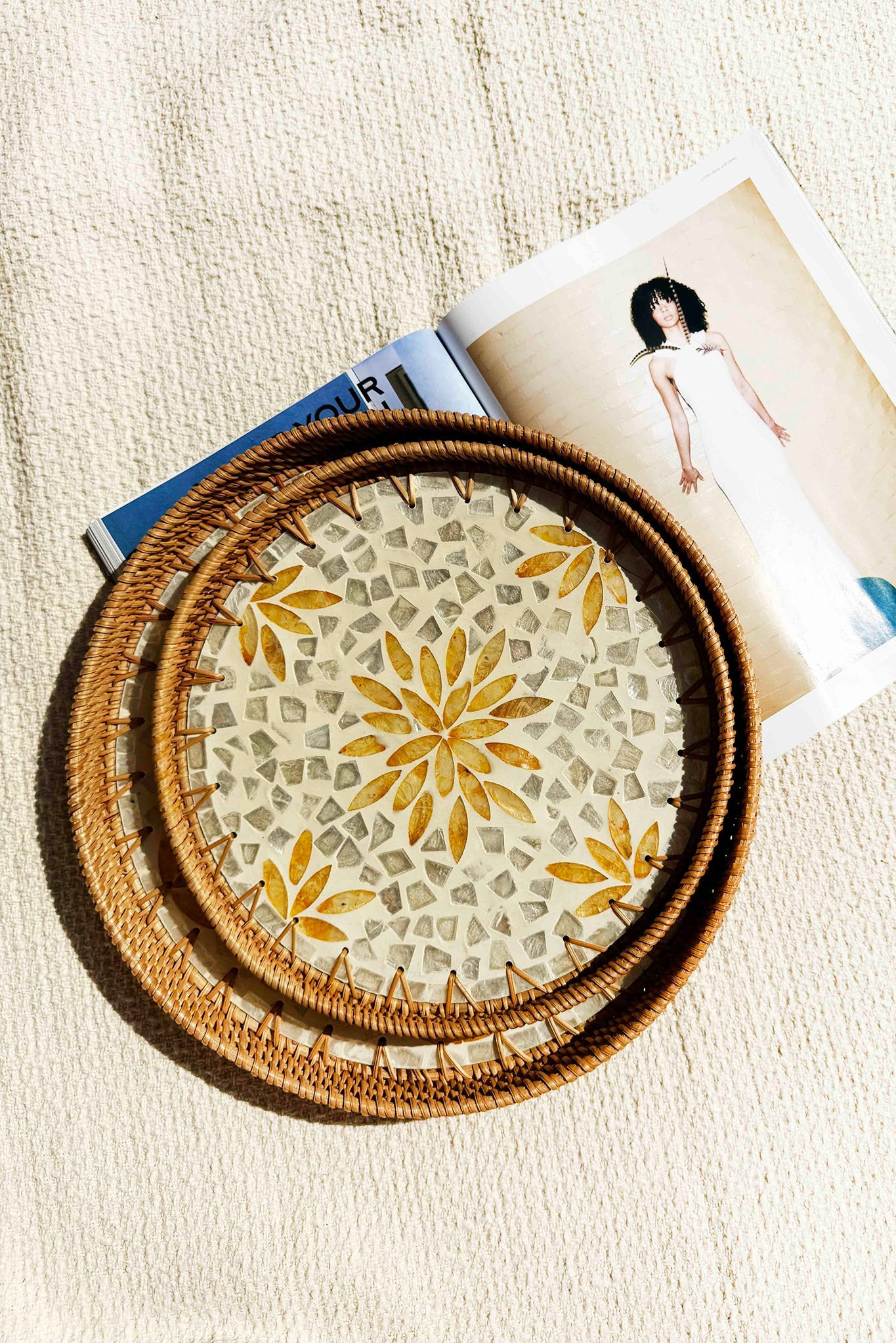 Blooming Season Tray Set - Yellow | Sage and Paige AUS.
